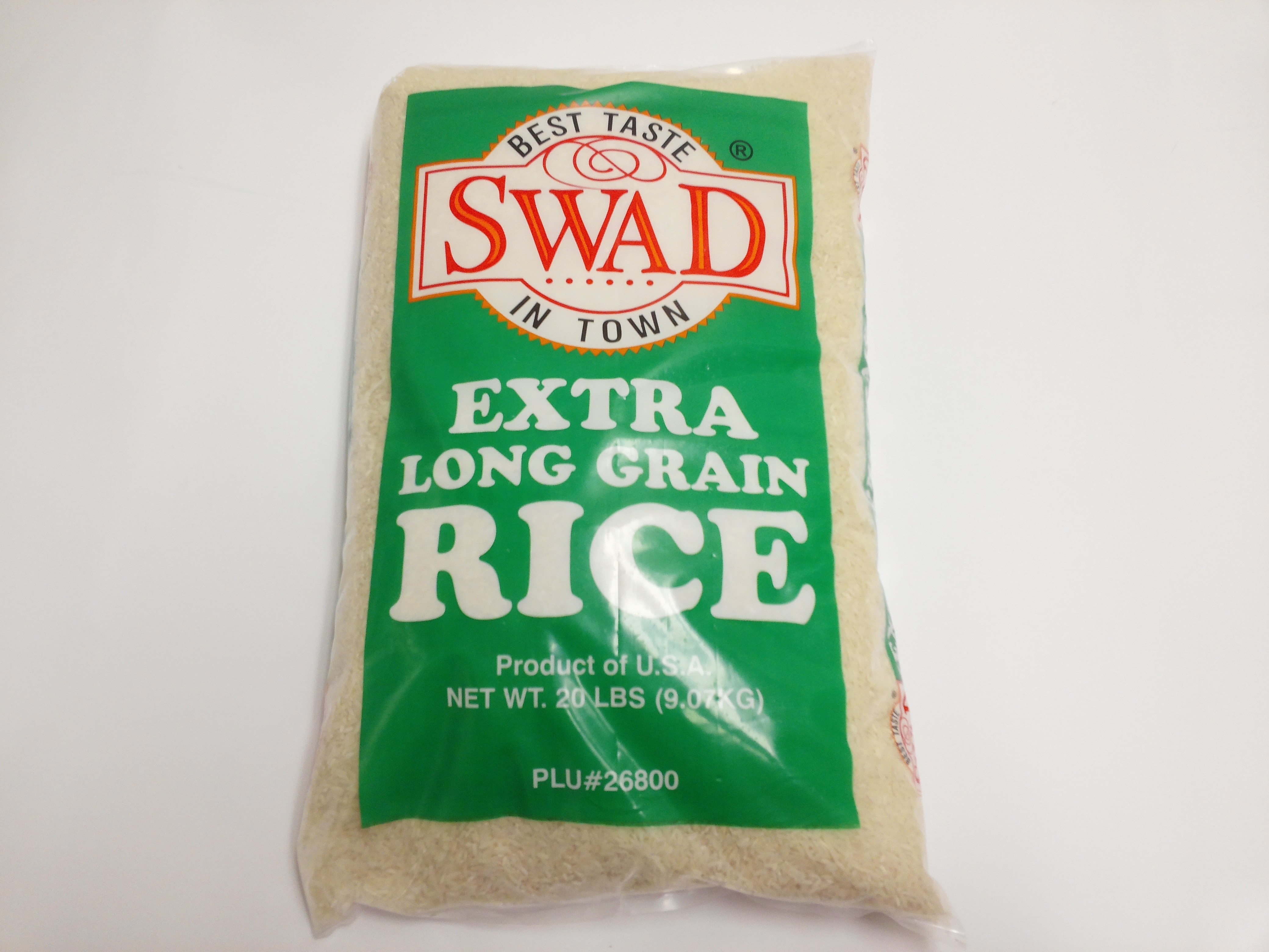 Swad Extra Long Grain Rice 20lb
