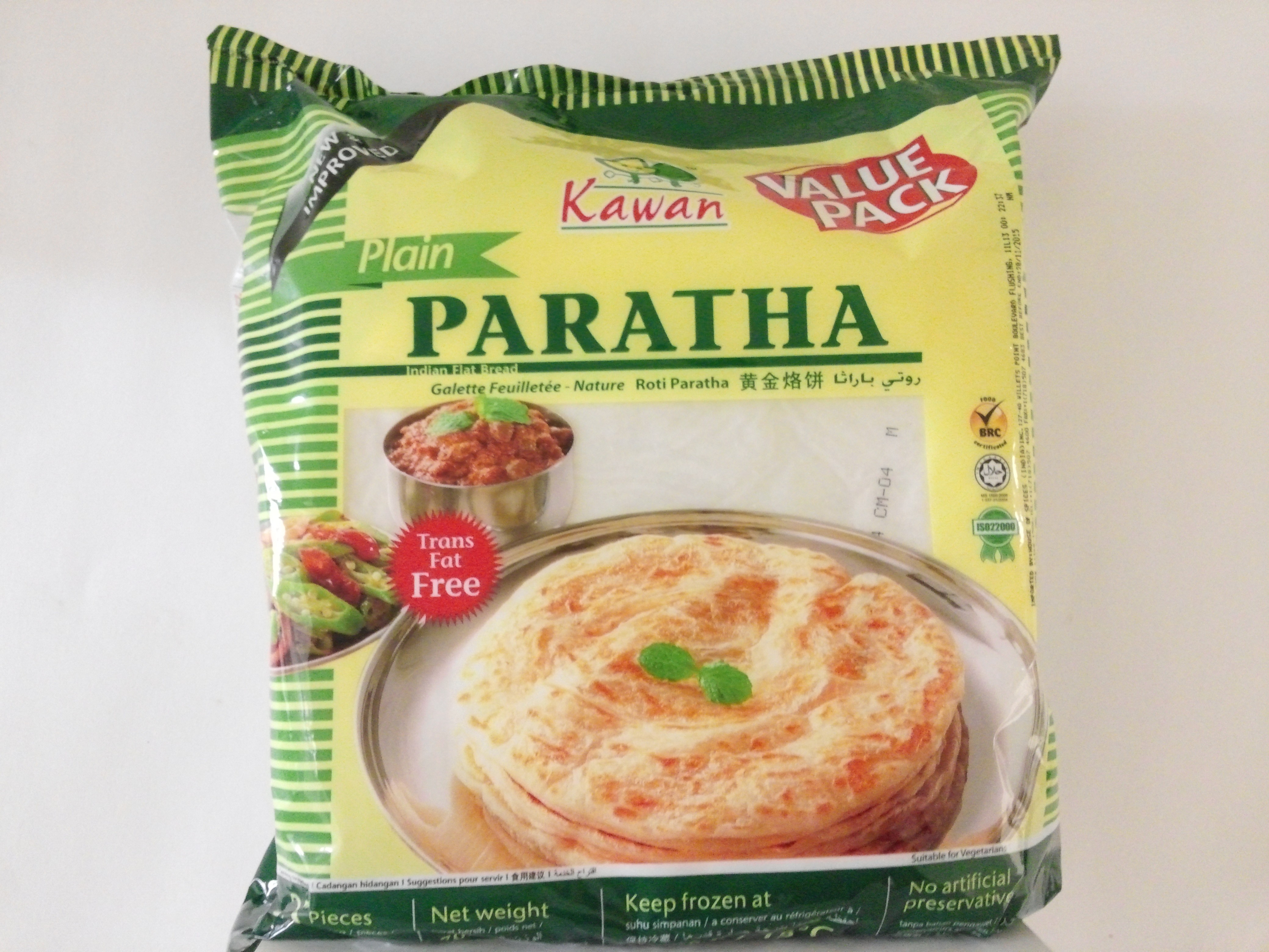 Kawan Plain Paratha (Value Pack) 25 Pcs 70.5 oz