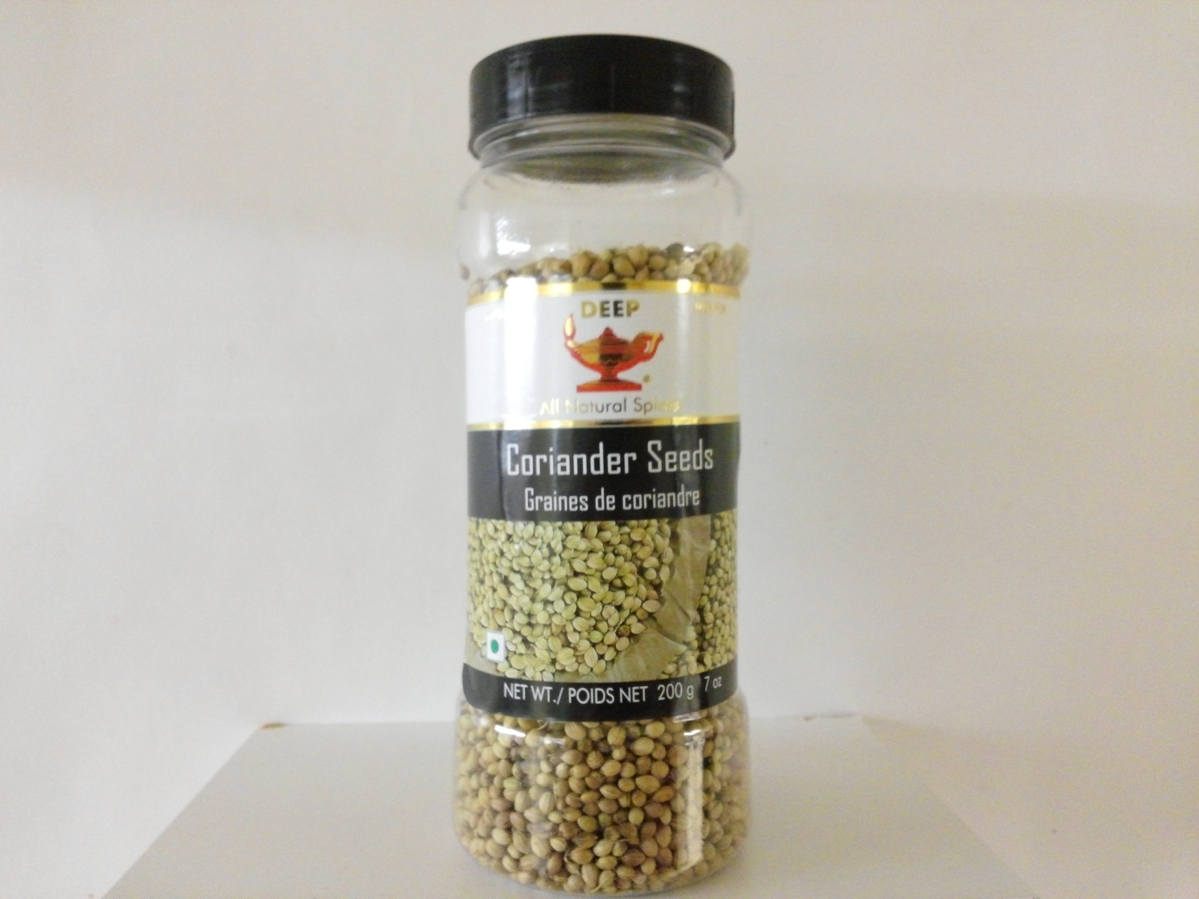 Deep Coriander Seeds in Jar 7 oz