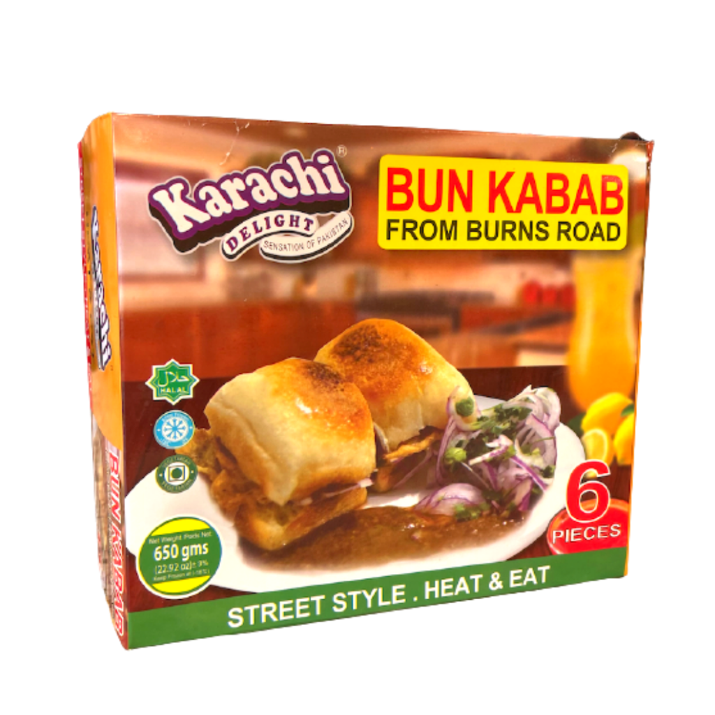 Karachi Delight's Bun Kabab - 6 Pcs - 22.92 oz