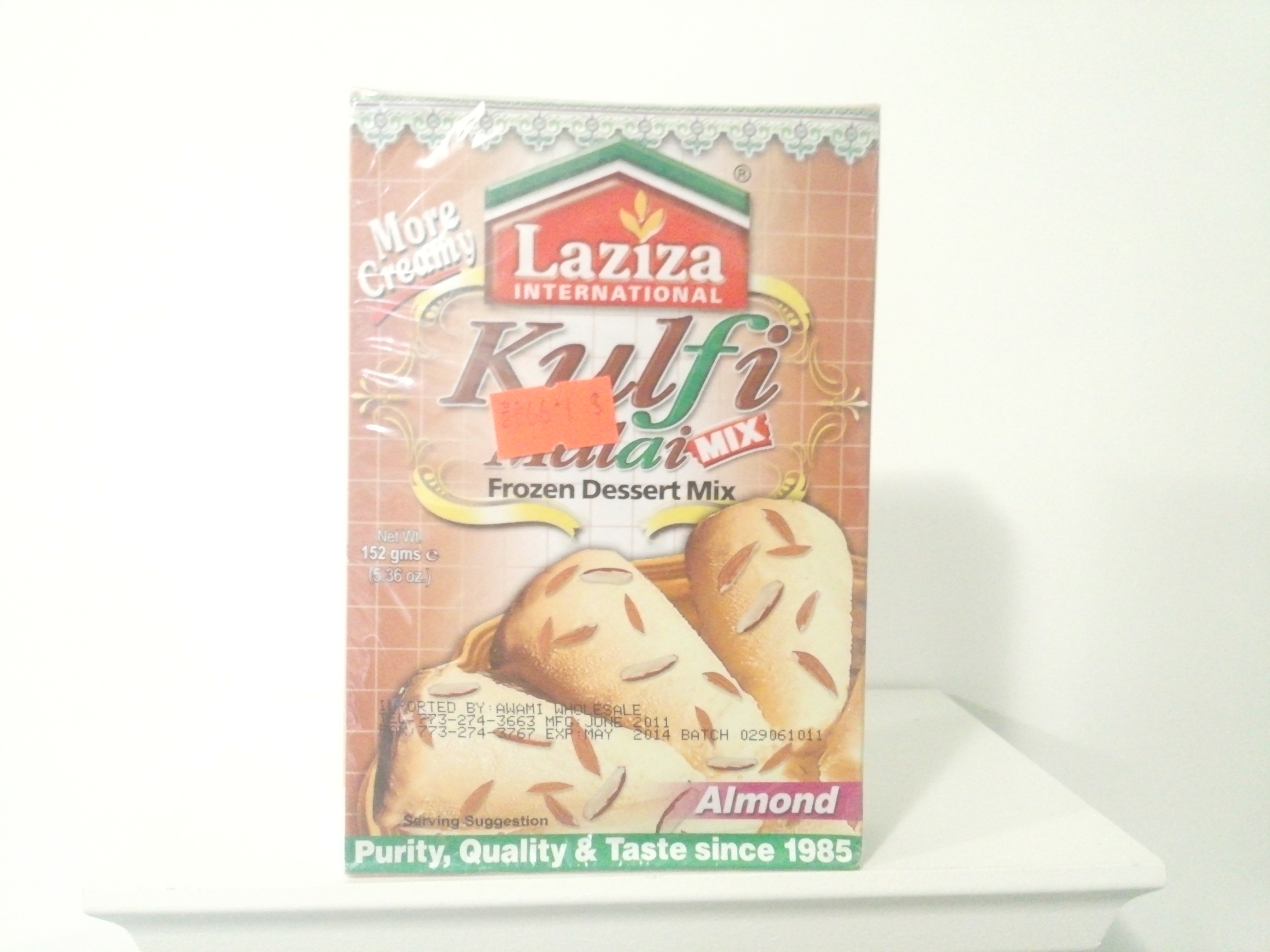 Laziza Kulfi Malai Mix (Almond) 152 grm  