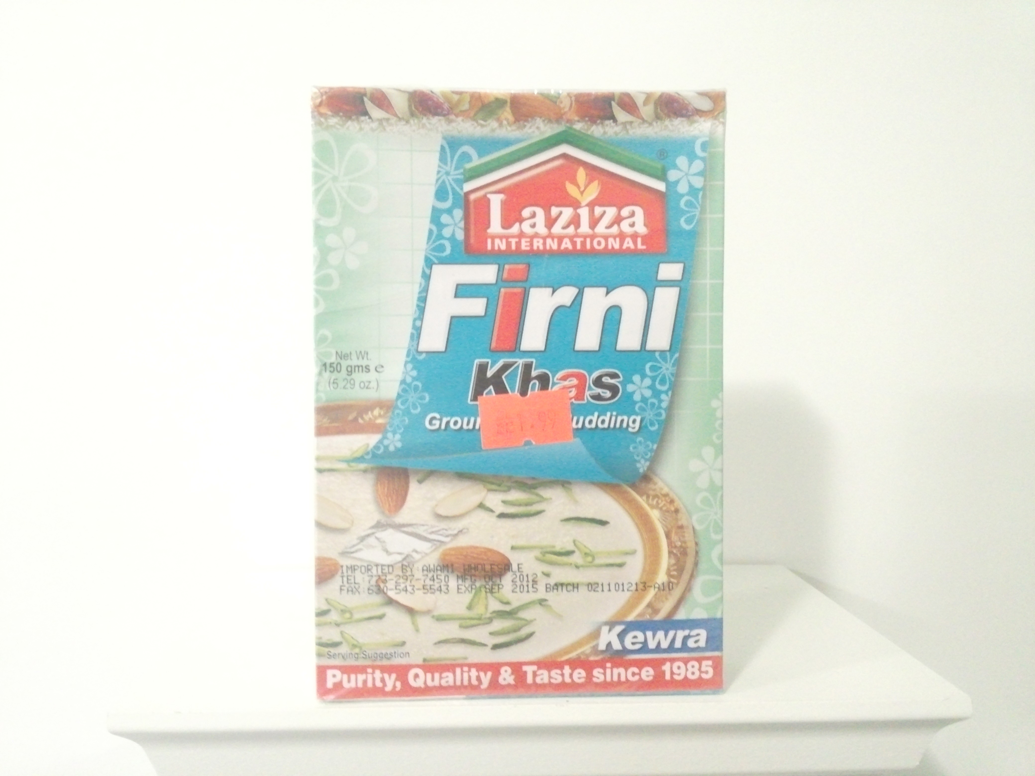 Laziza Firni Khas Mix(Kewra) 150 grm   
