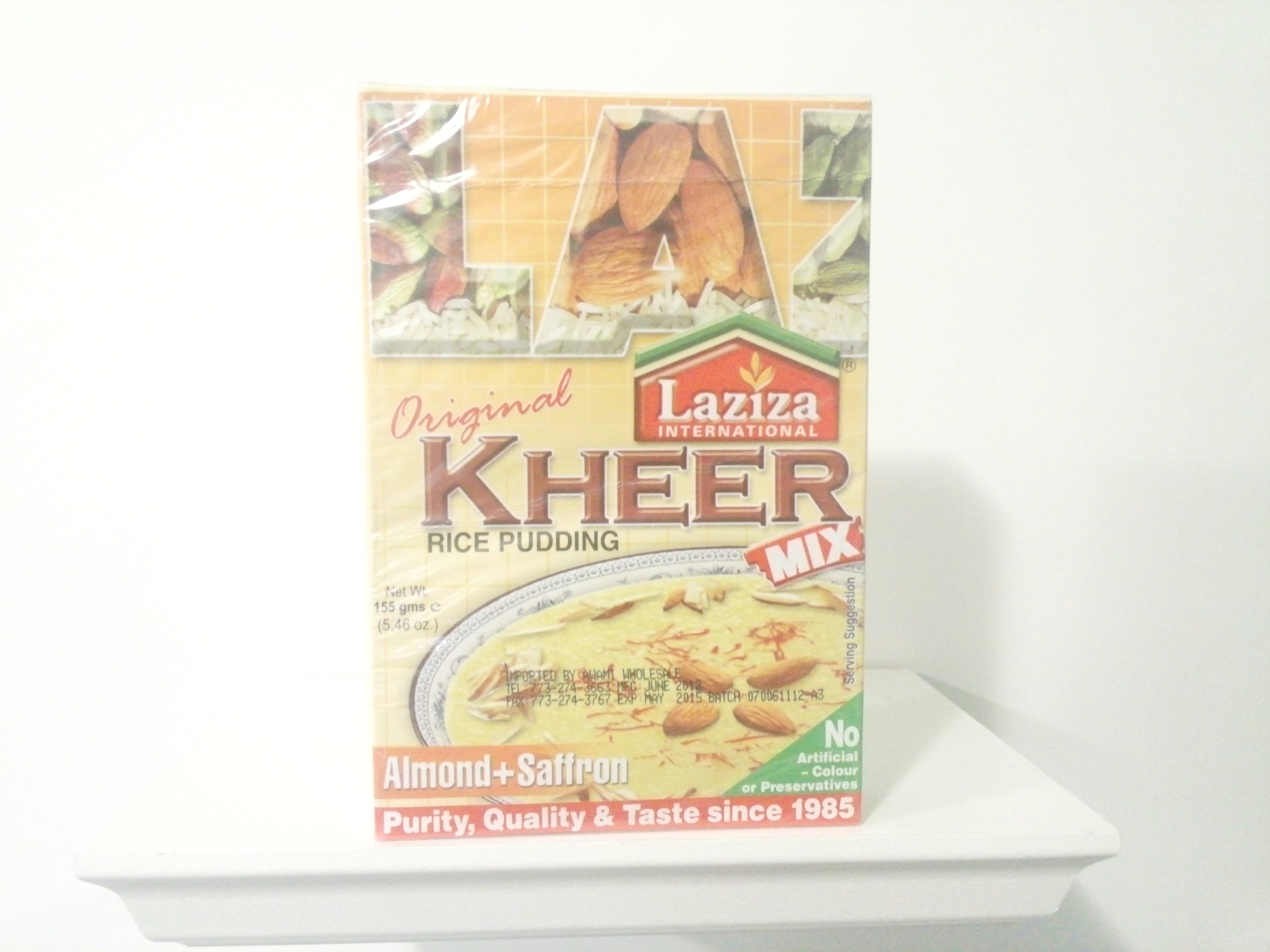 Laziza Kheer Mix (Almond+Saffron) 155 grm Laziza Kheer Mix (Almond+Saffron) 155 grm