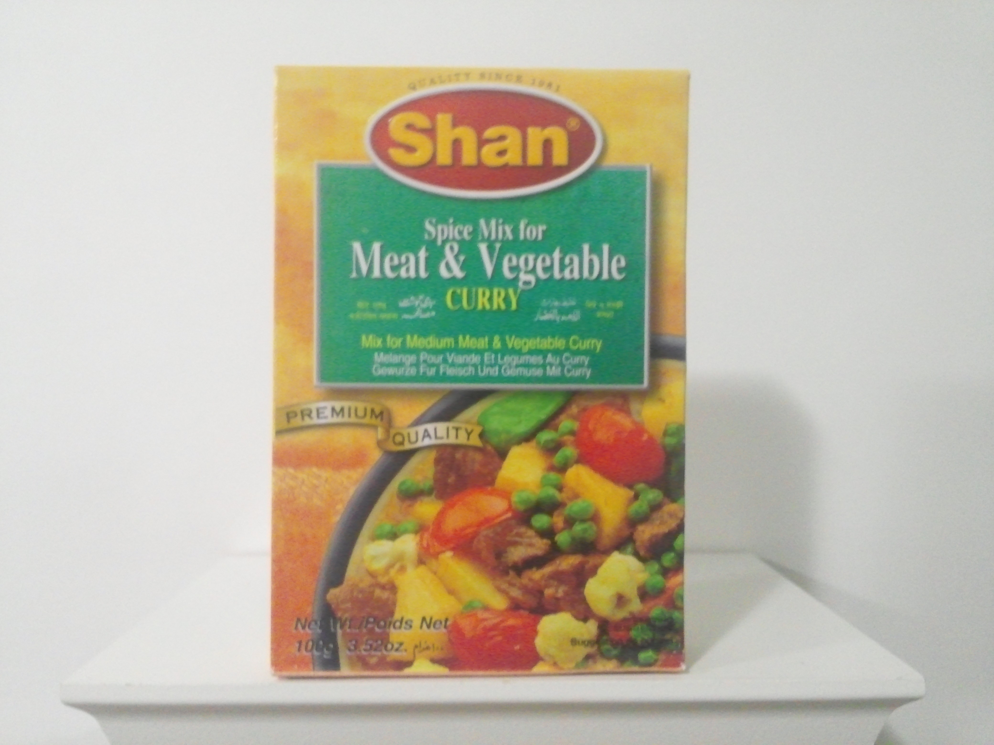 Shan Meat & Vegetable Curry Spice Mix 100 grm Shan Meat & Vegetable Curry Spice Mix 100 grm