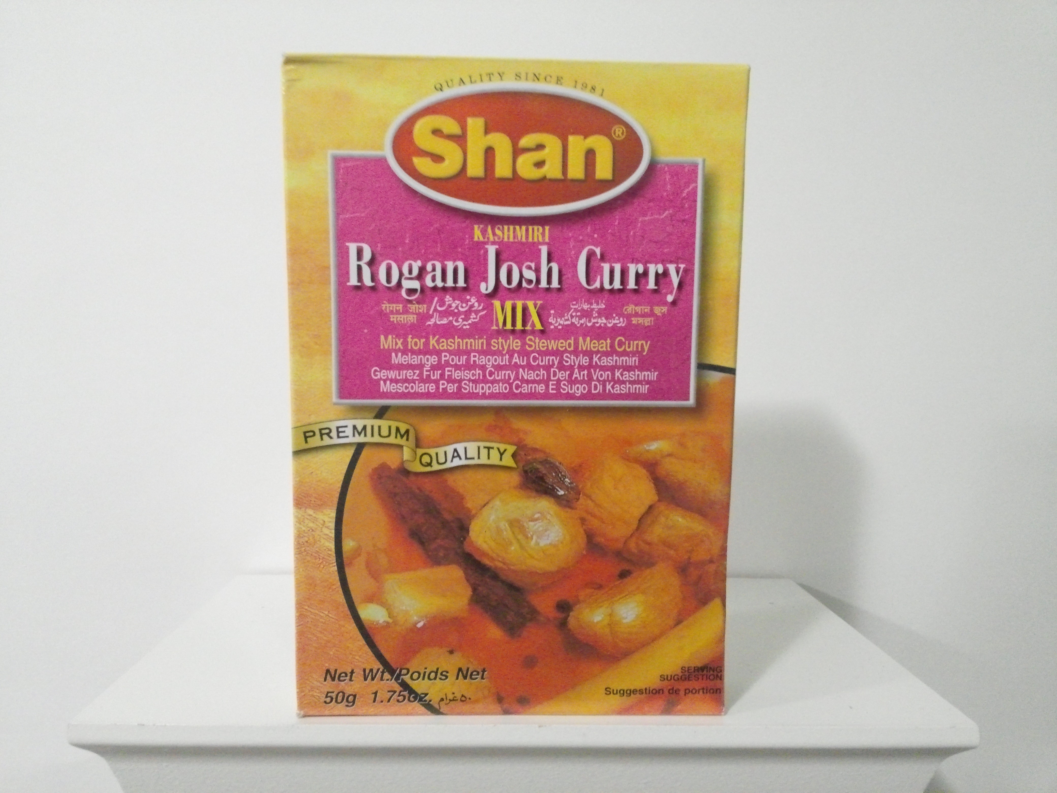Shan Rogan Josh Curry Spice Mix 50 grm Shan Rogan Josh Curry Spice Mix 50 grm