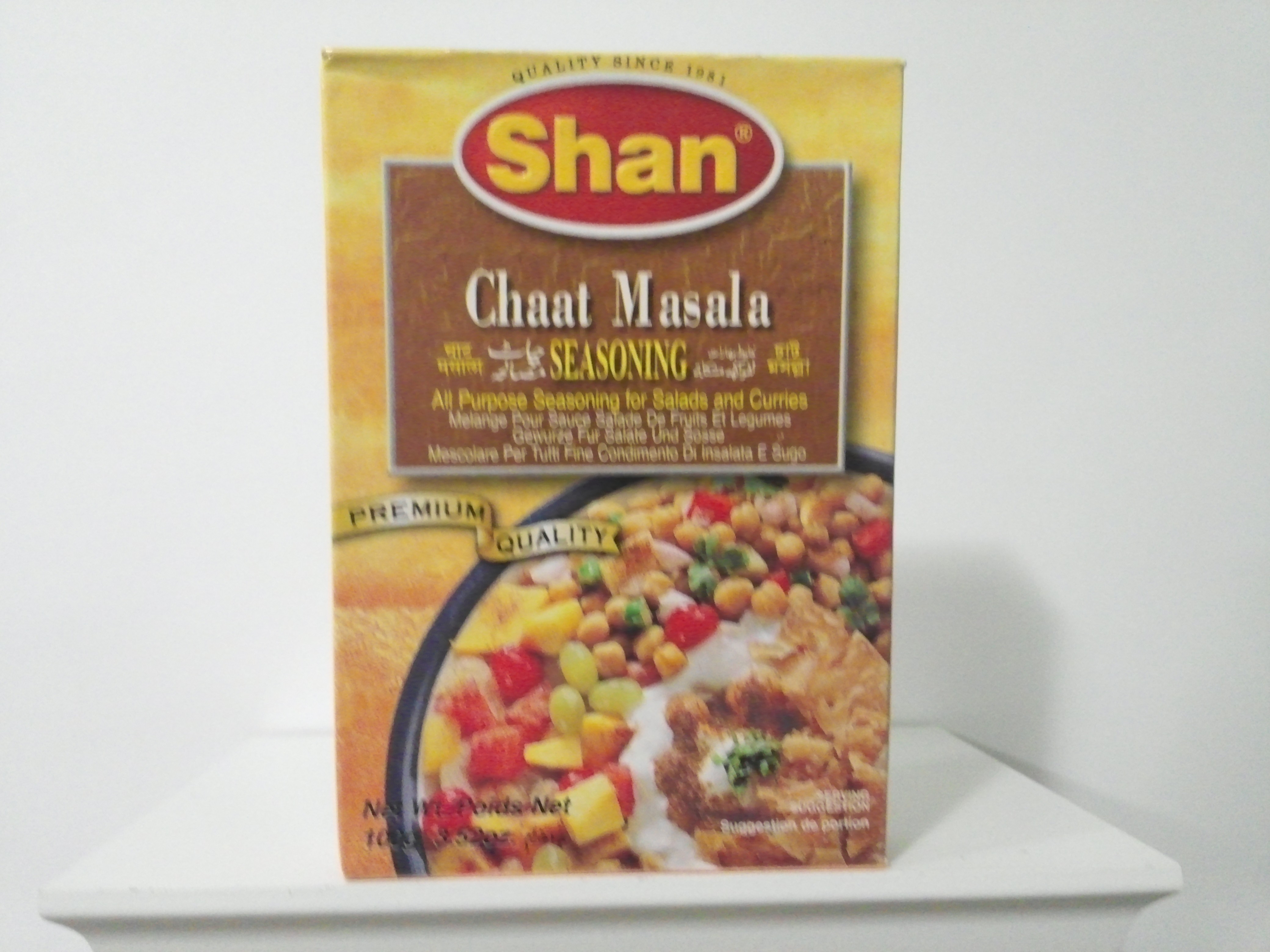 Shan Chaat Masala Spice Mix 100 grm Shan Chaat Masala Spice Mix 100 grm