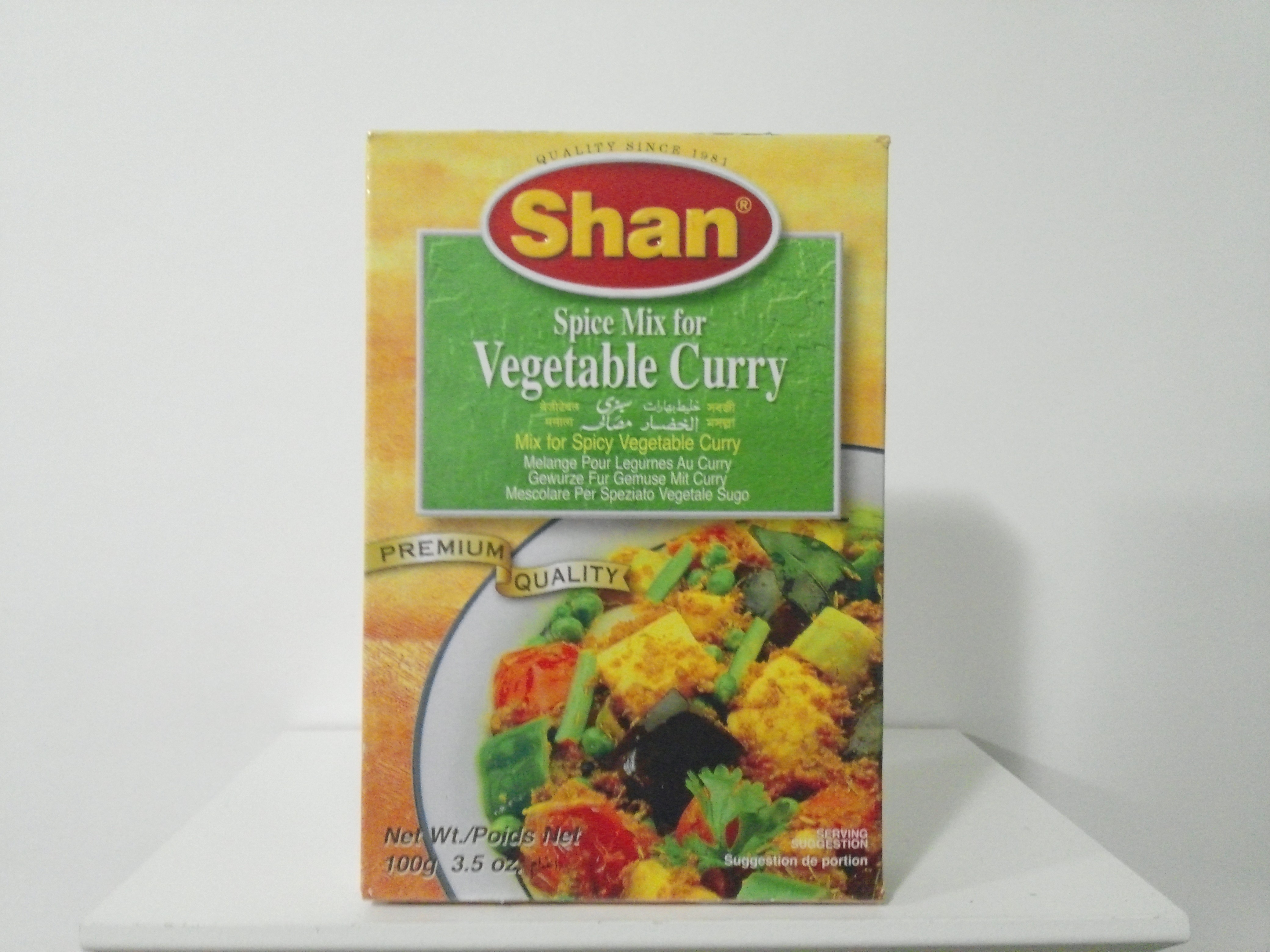 Shan Vegetable Curry Spice Mix 100 grm 