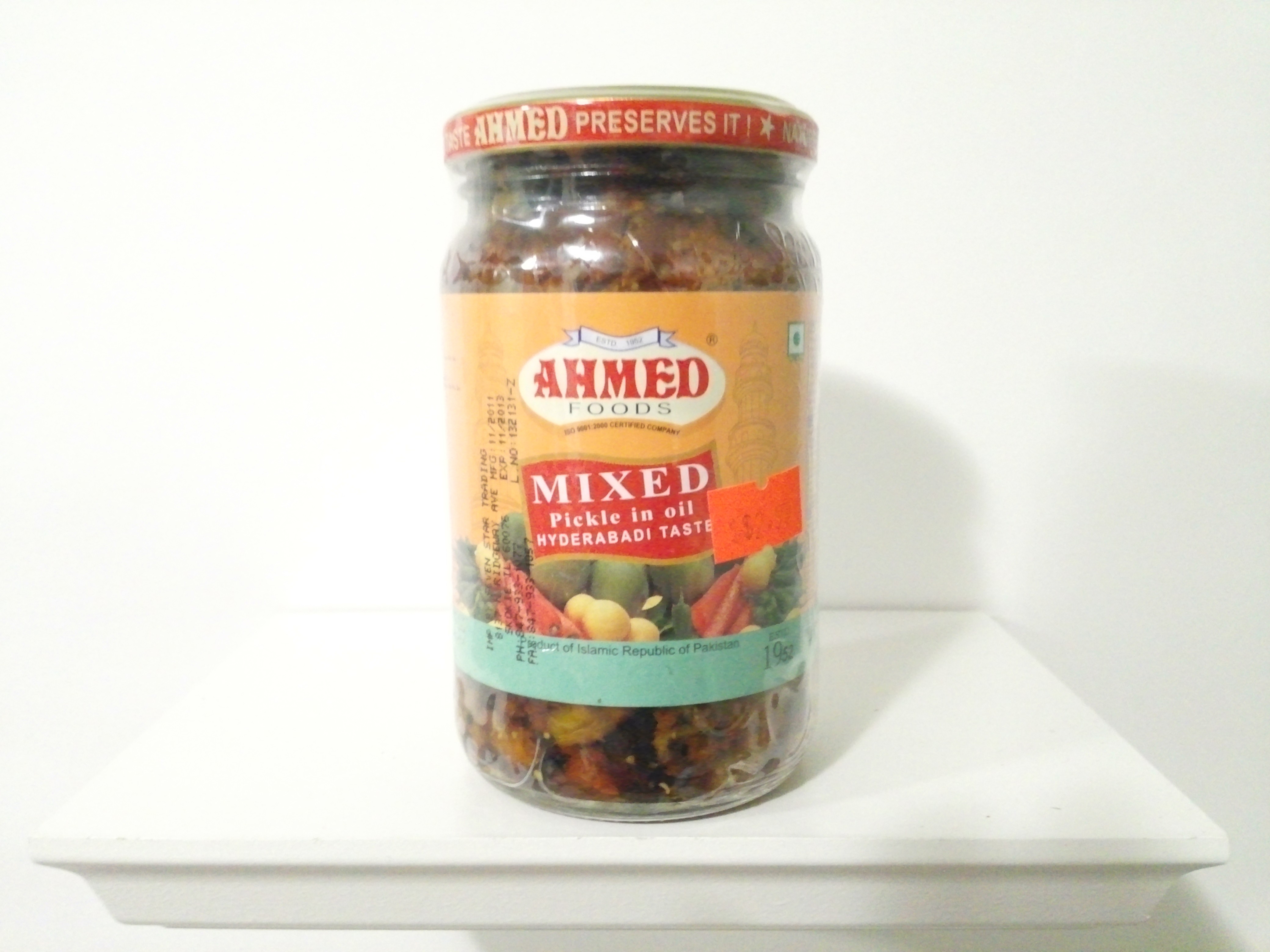 Ahmed Mixed Hyderabadi Pickle 330 grm 