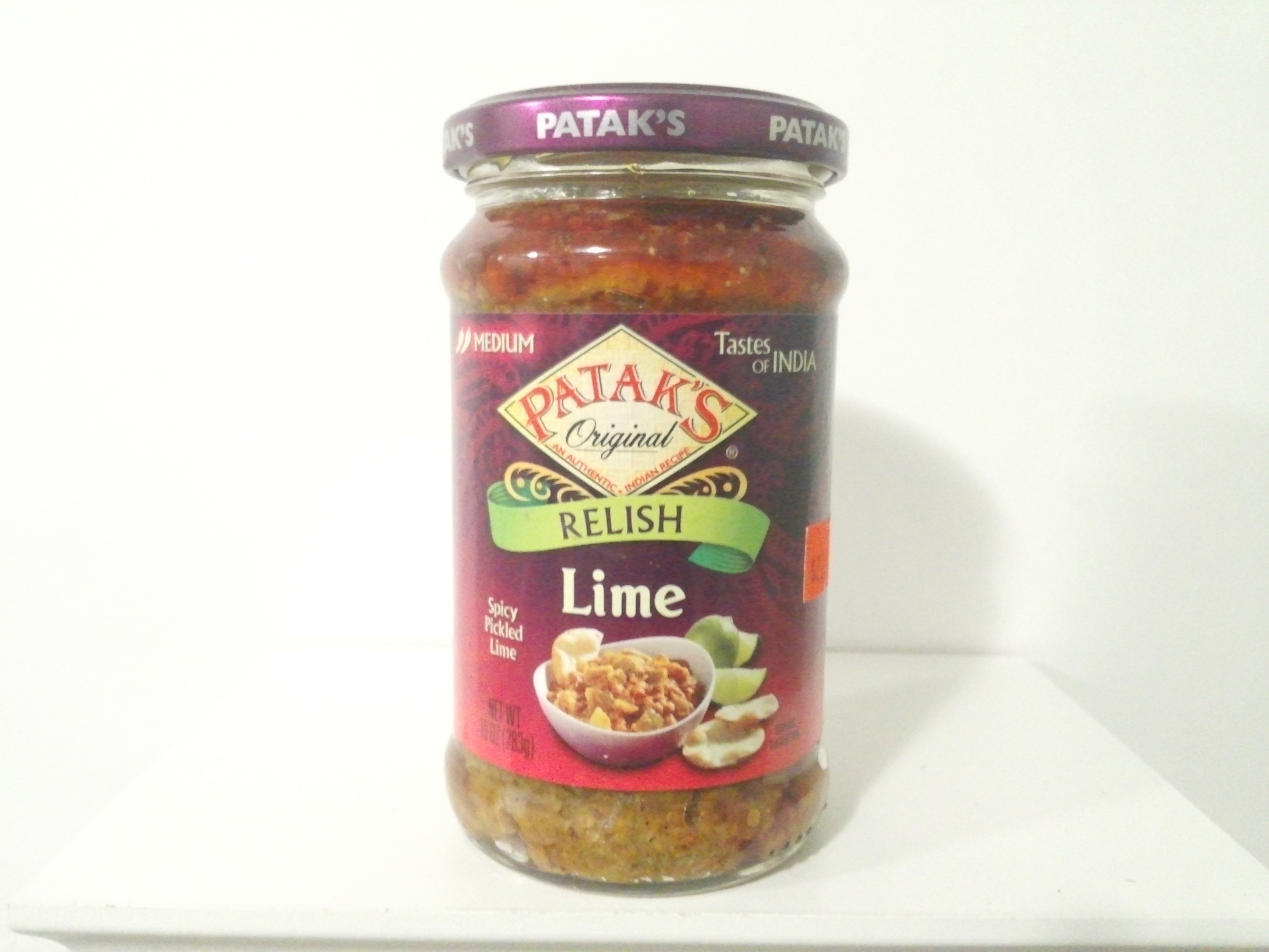 Patak's Lime Relish (Pickle) 283 grm  