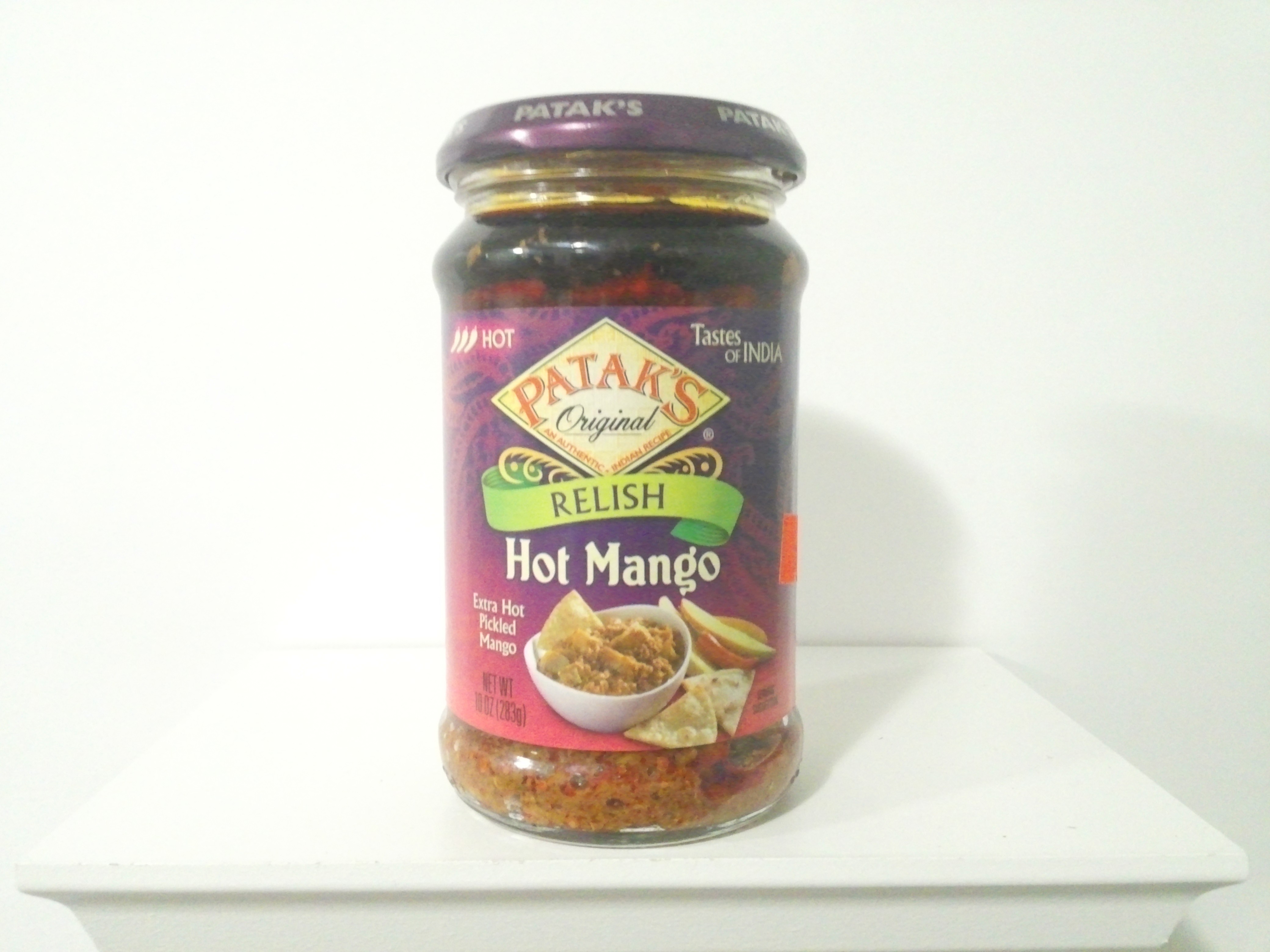 Patak's Hot Mango Relish (Pickle) 283 grm 