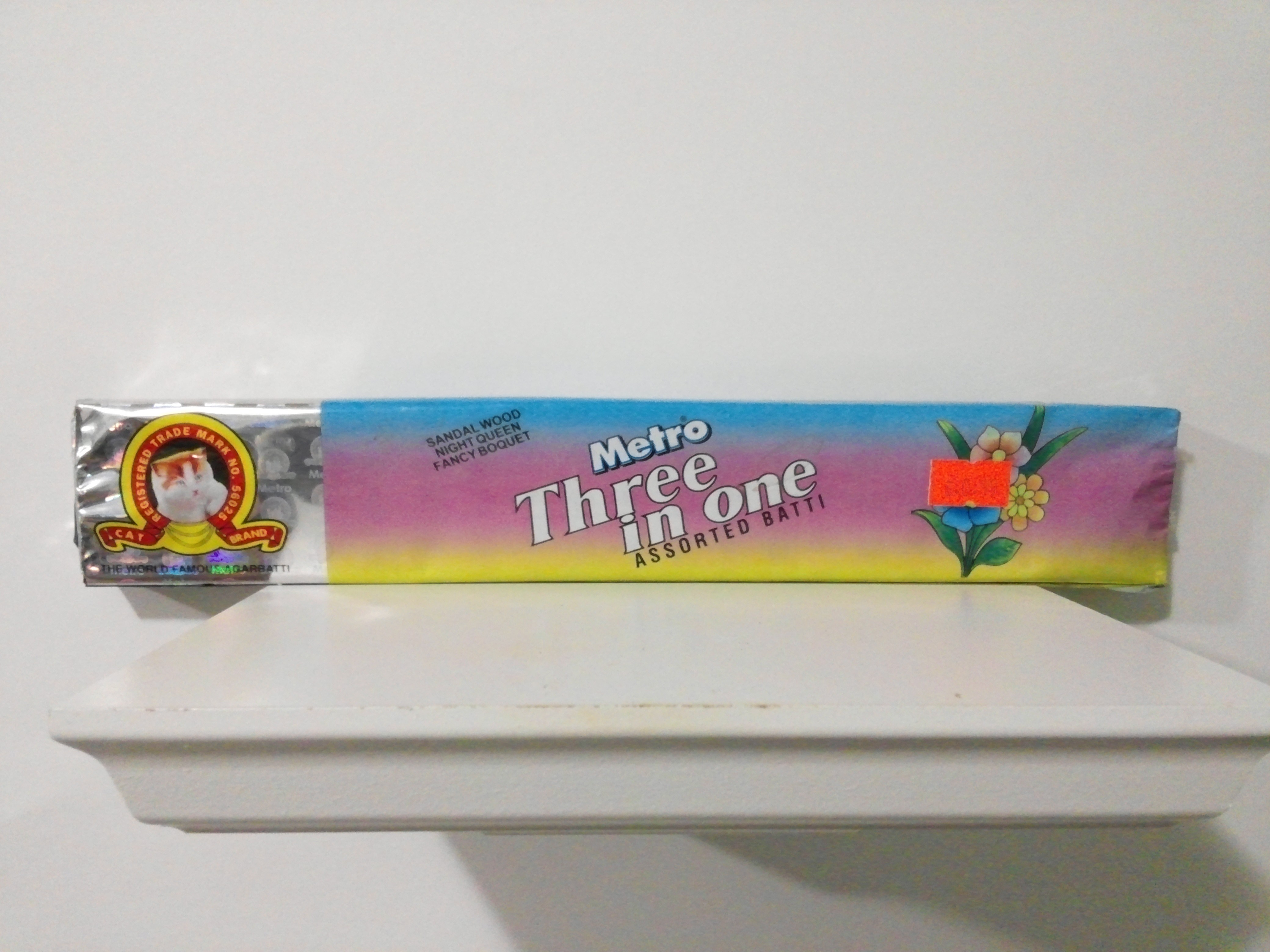 Metro Three in one Assorted Agarbatti 1 Pack Metro Three in one Assorted Agarbatti 1 Pack
