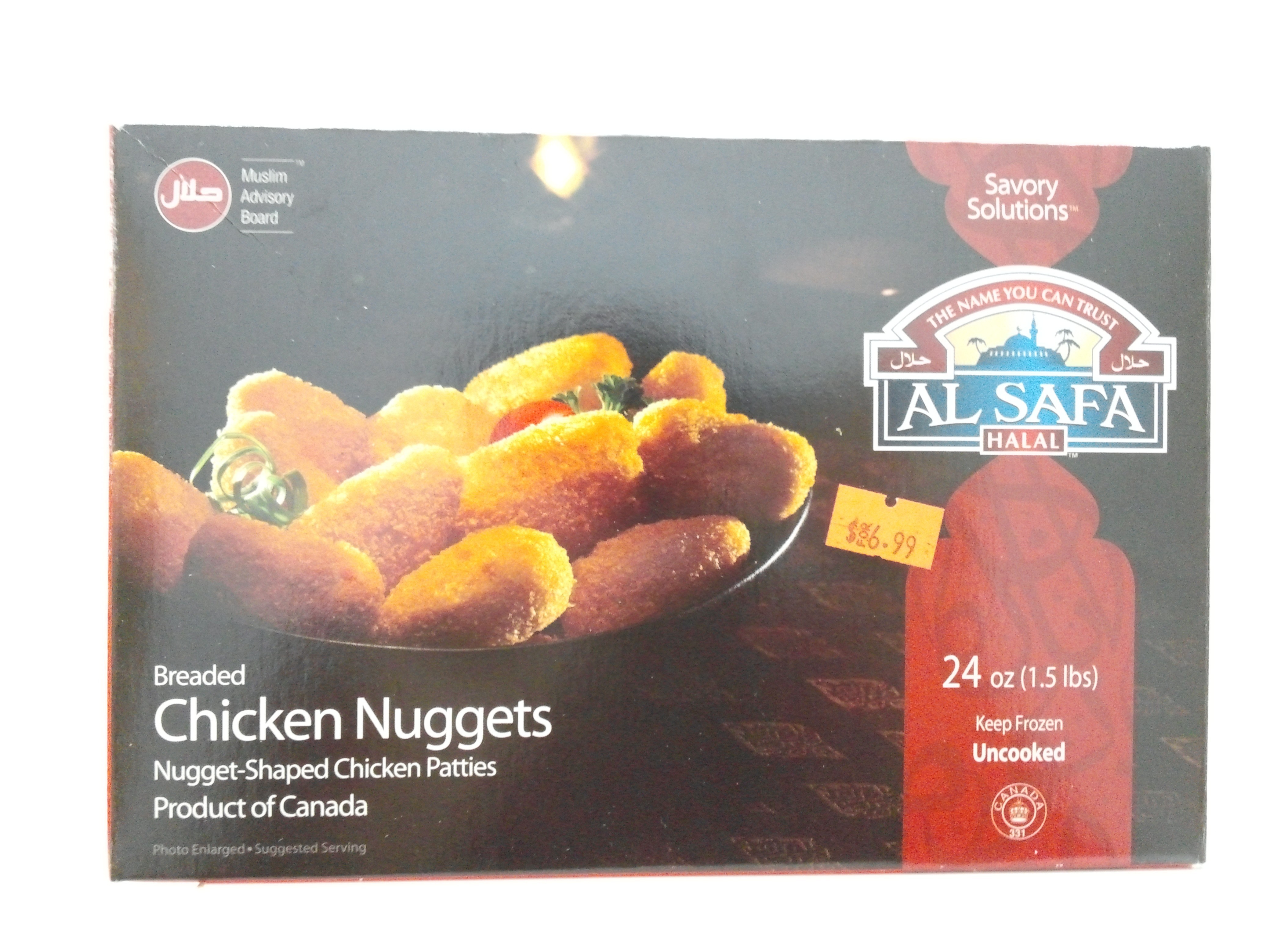 Al Safa Chicken Breast Nuggets 21.1 oz Al Safa Chicken Breast Nuggets 21.1 oz