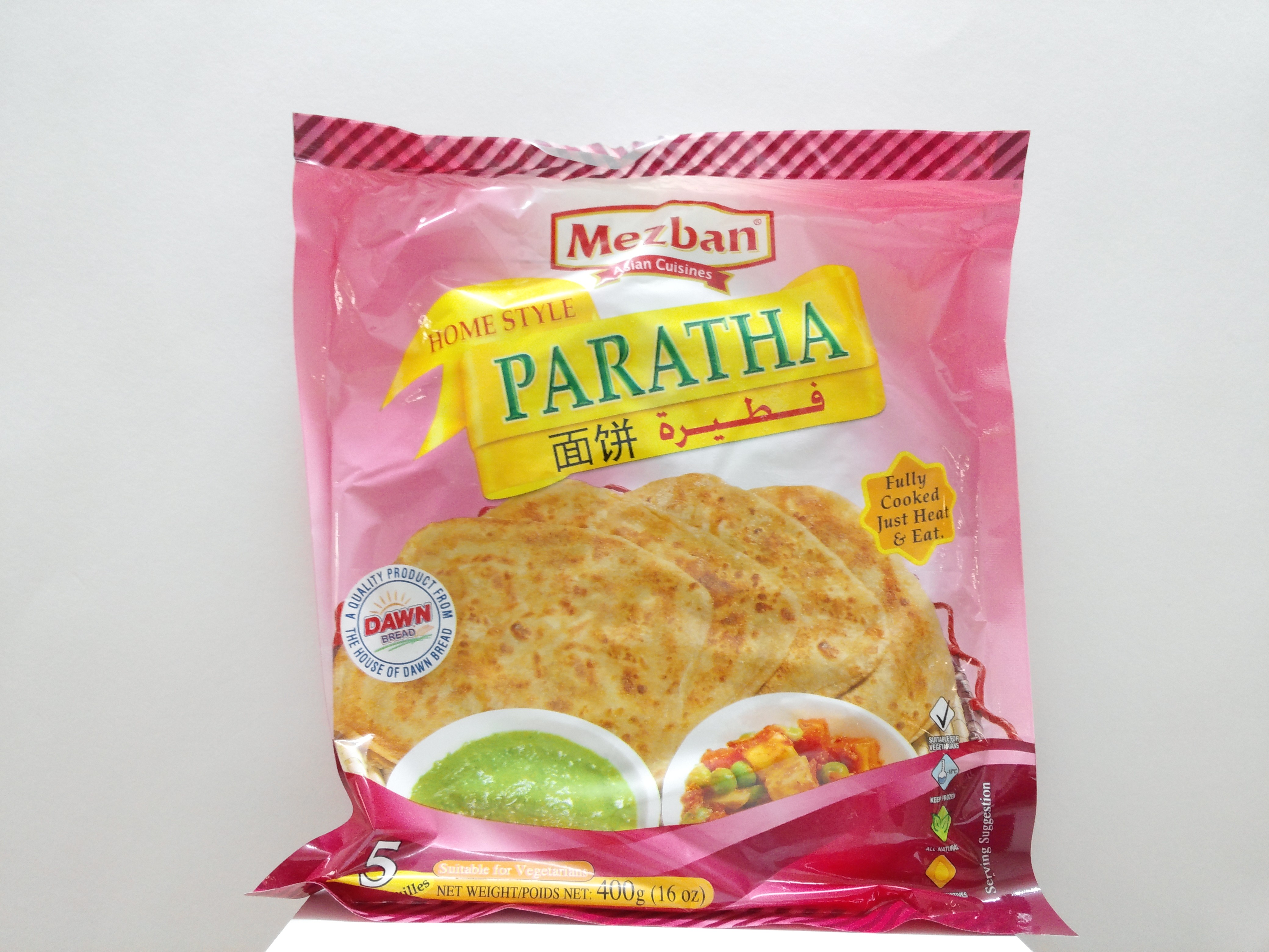 Mezban Home Style Paratha 5 pcs 16 oz  