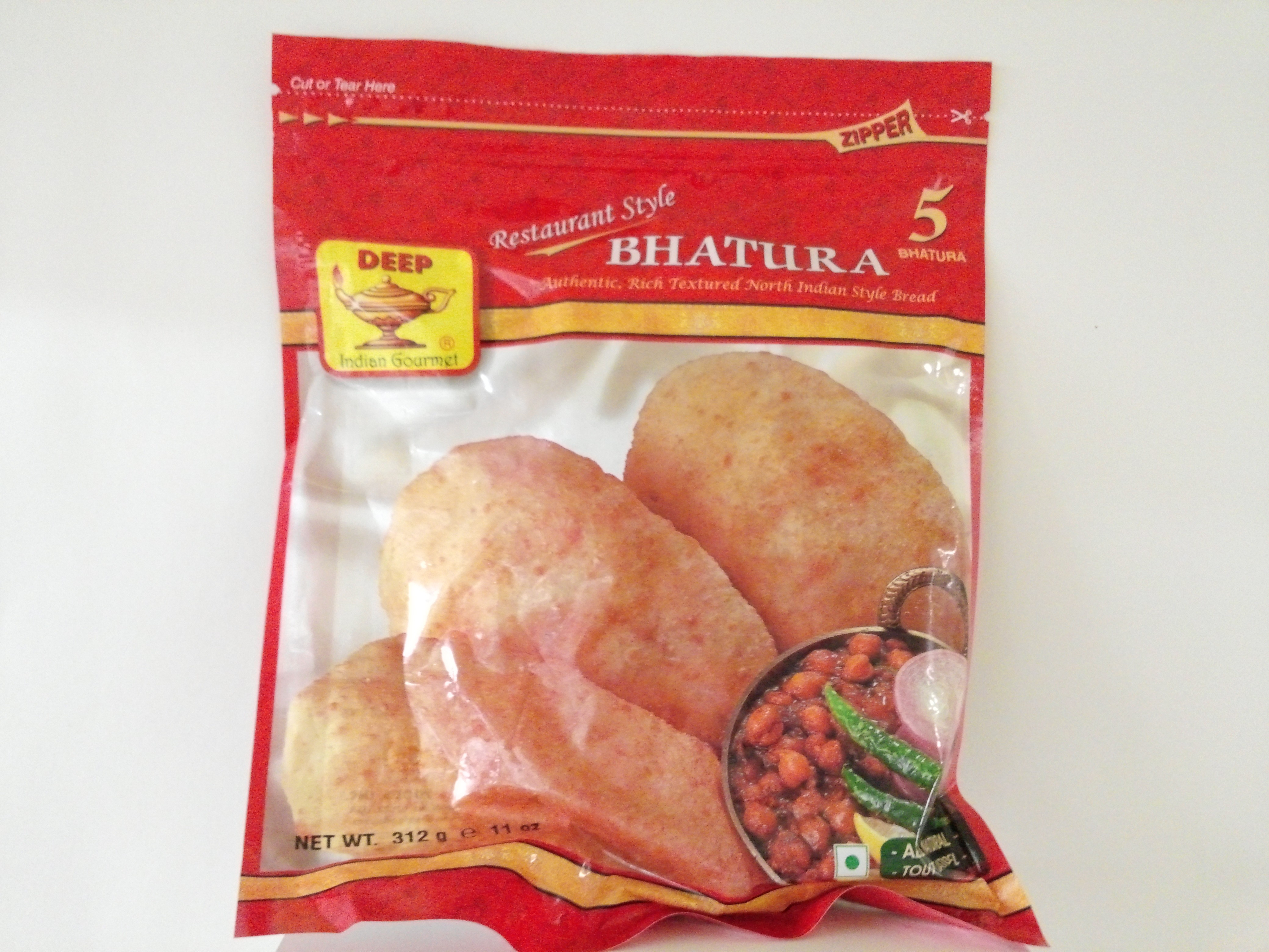 Deep Bhatura 5 pcs 11 oz Deep Bhatura 5 pcs 11 oz