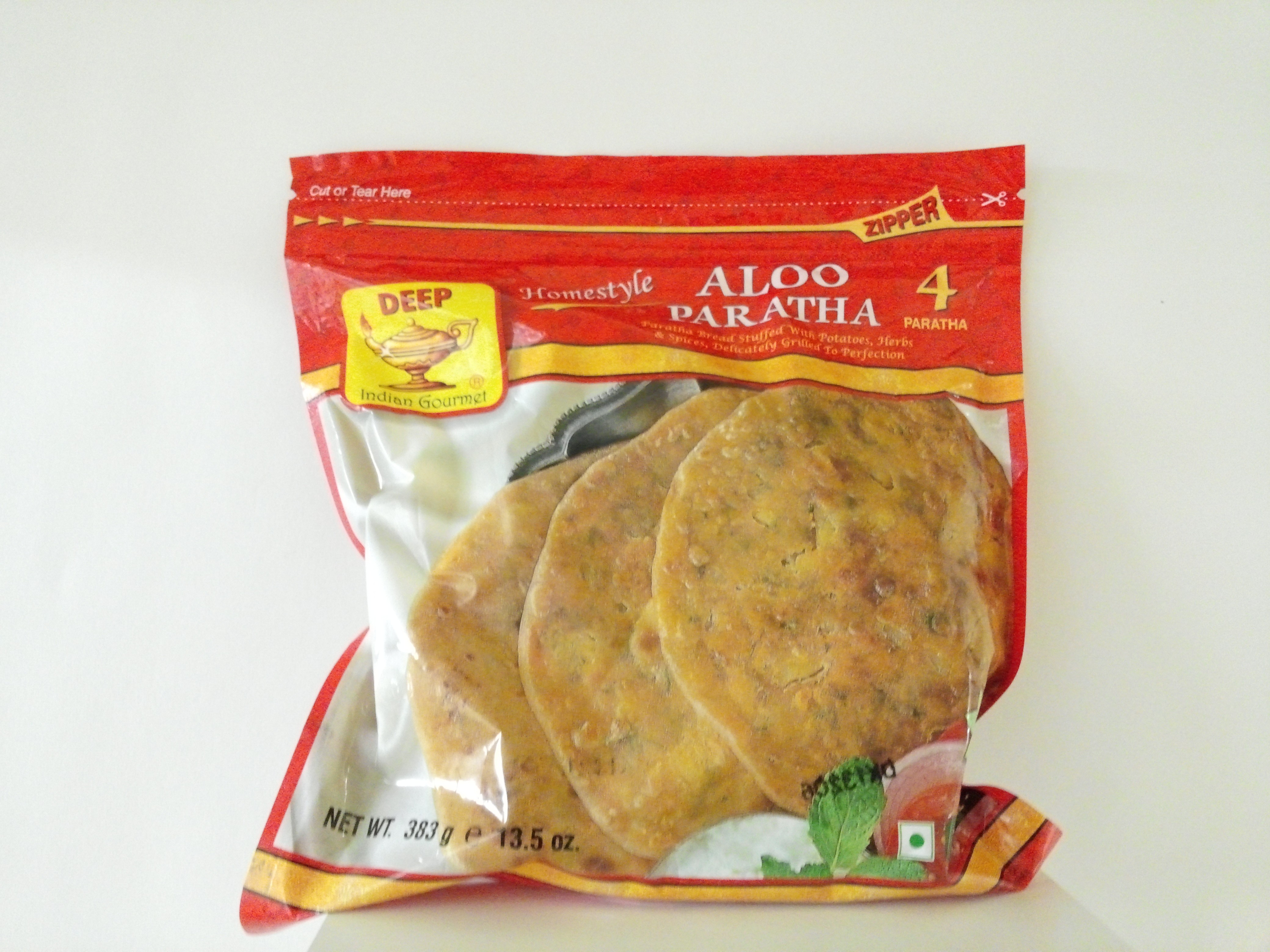 Deep Homestyle Aloo Paratha 4 pcs 13.5 oz Deep Homestyle Aloo Paratha 4 pcs 13.5 oz