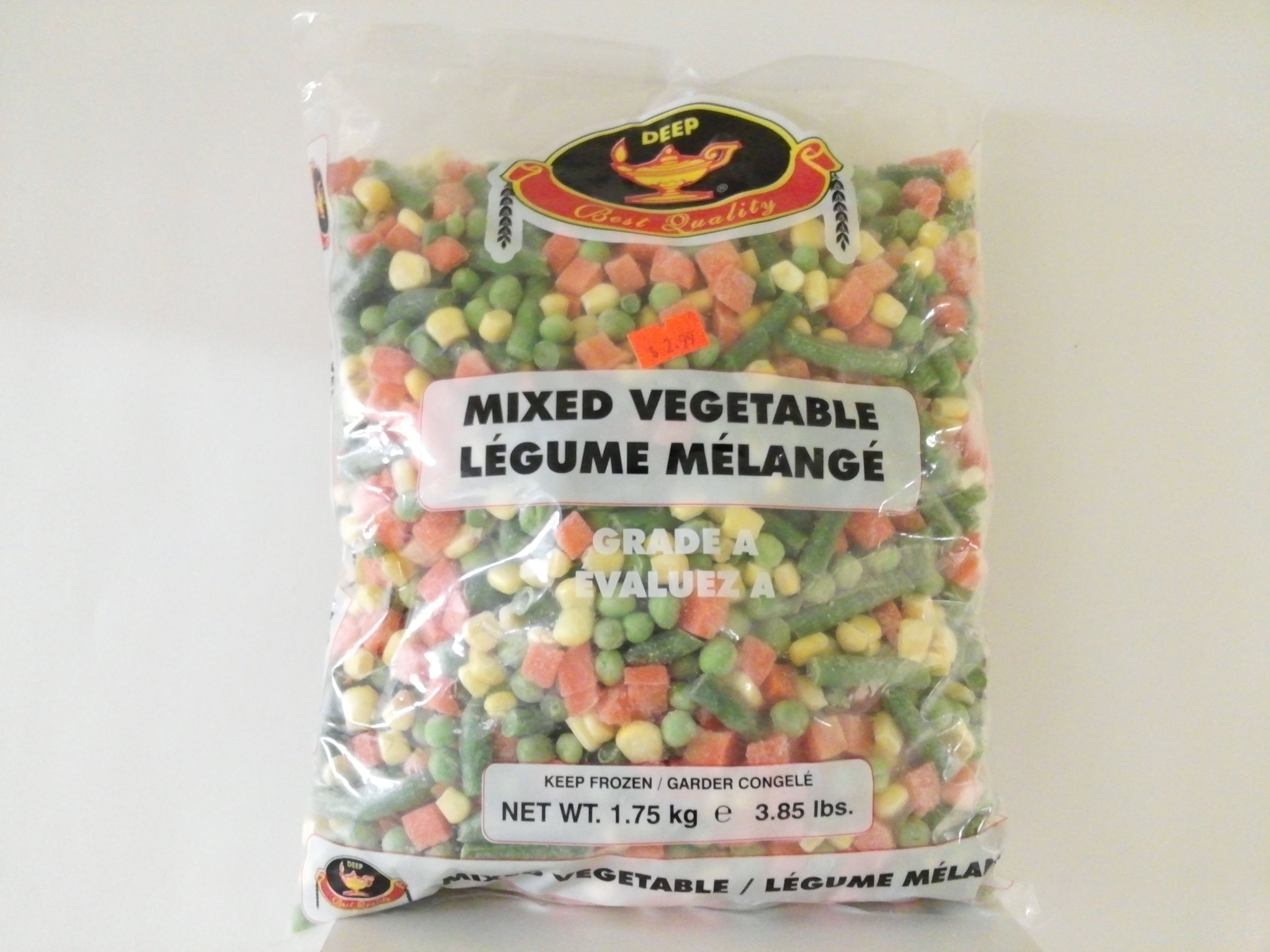 Deep Mixed Vegetables 3.85 lbs Deep Mixed Vegetables 3.85 lbs