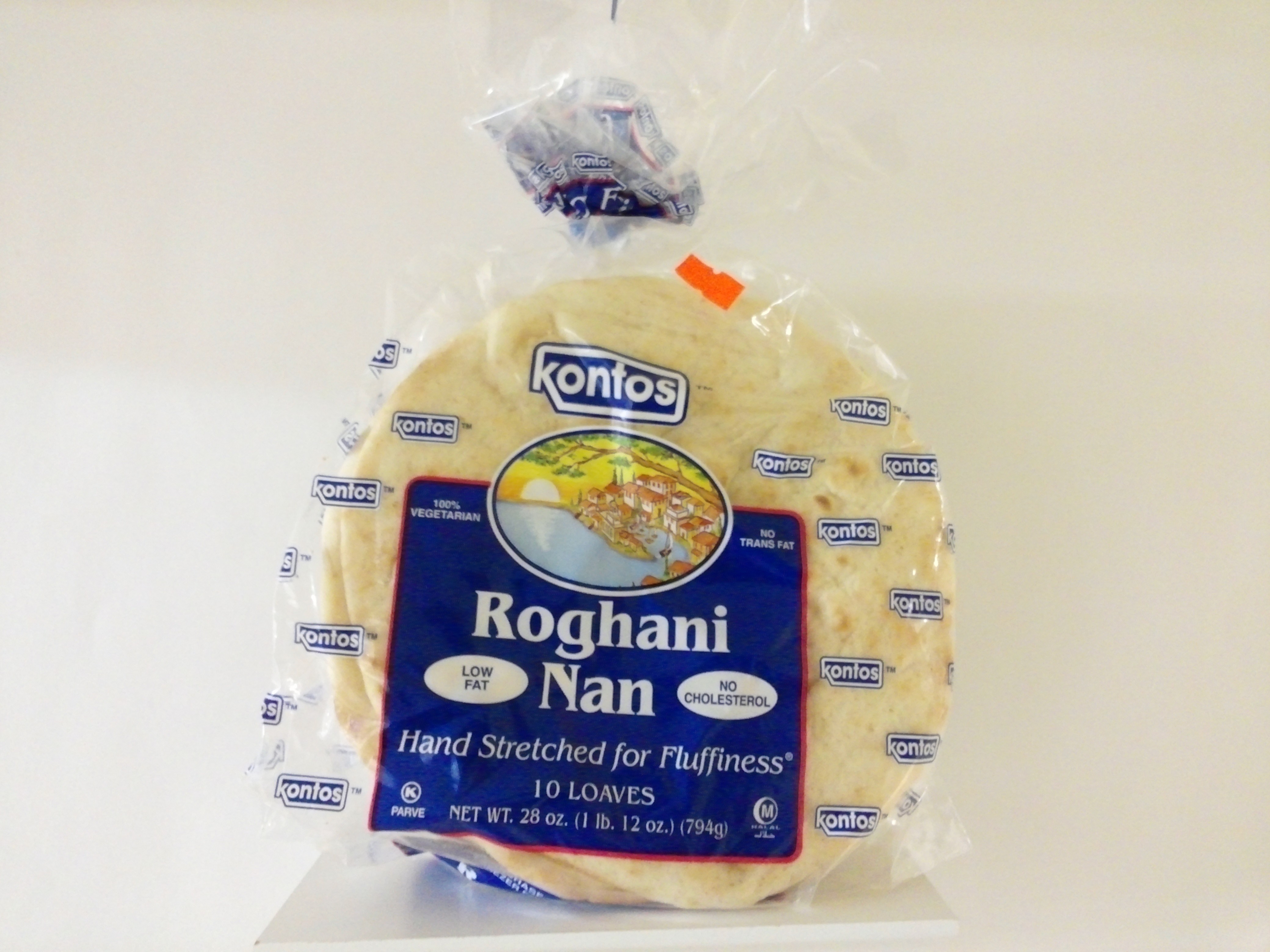 Kontos Roghani Naan 10 Pcs 28 oz