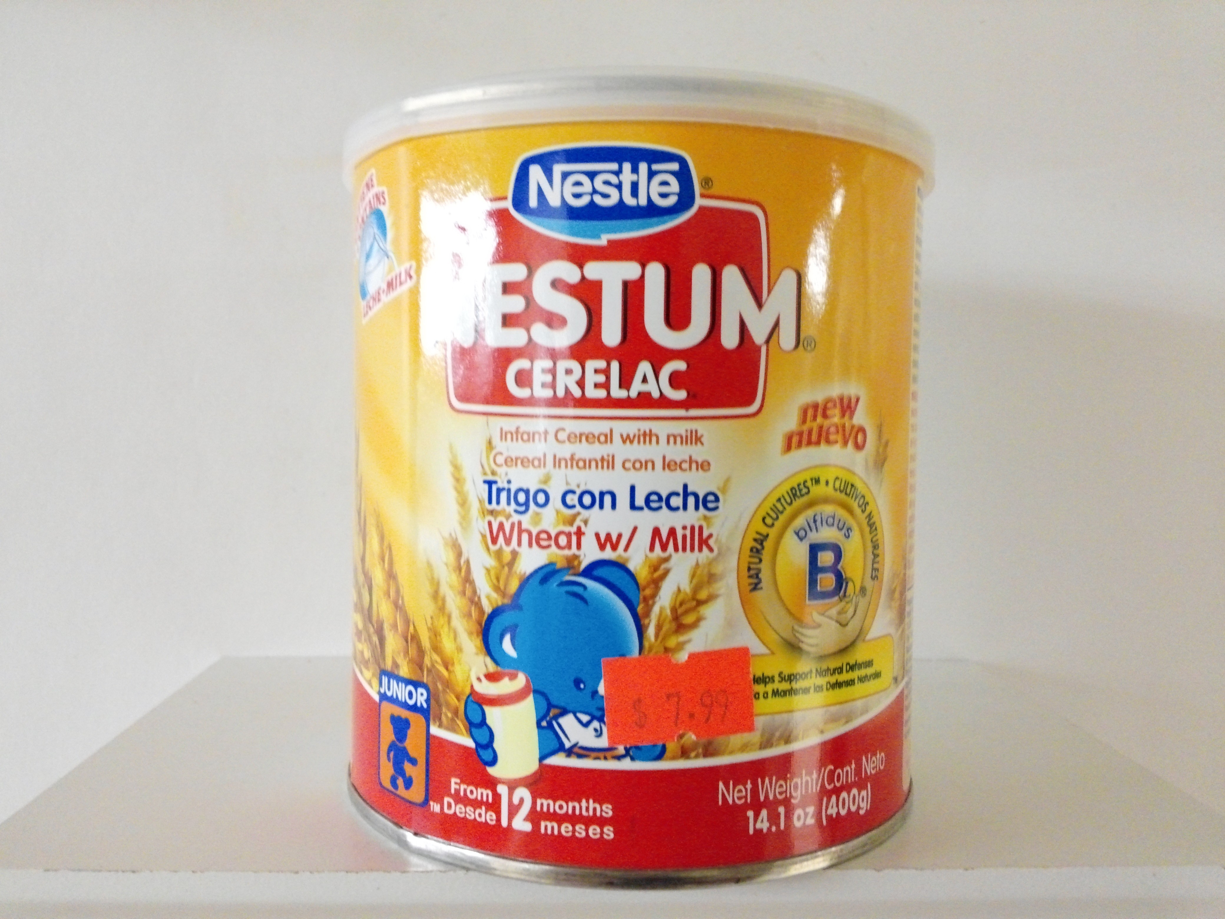 Nestle Nestum Cerelac Wheat with Milk 14.1 oz Nestle Nestum Cerelac Wheat with Milk 14.1 oz