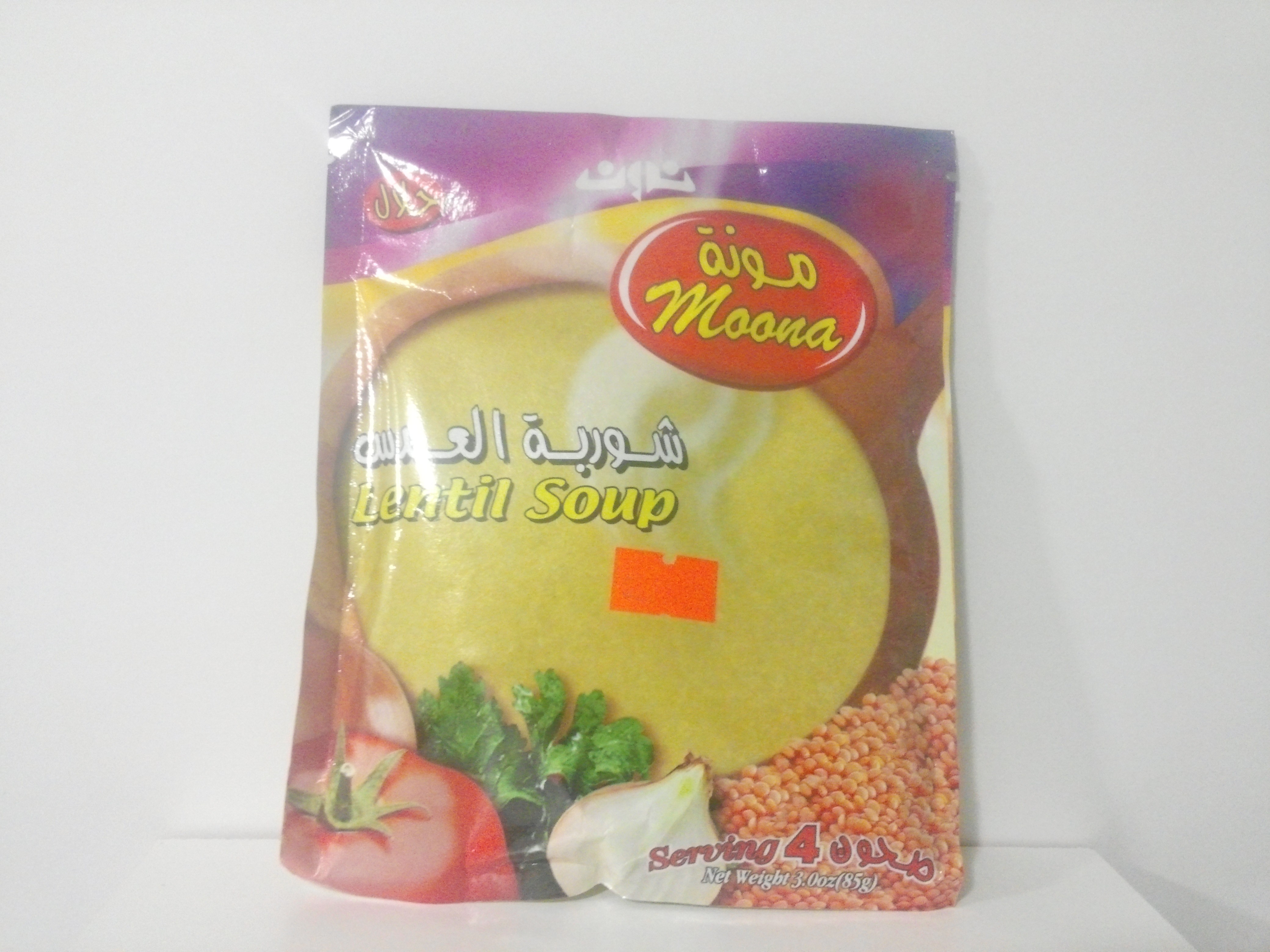 Moona Lentil Soup 85 grm Moona Lentil Soup 85 grm