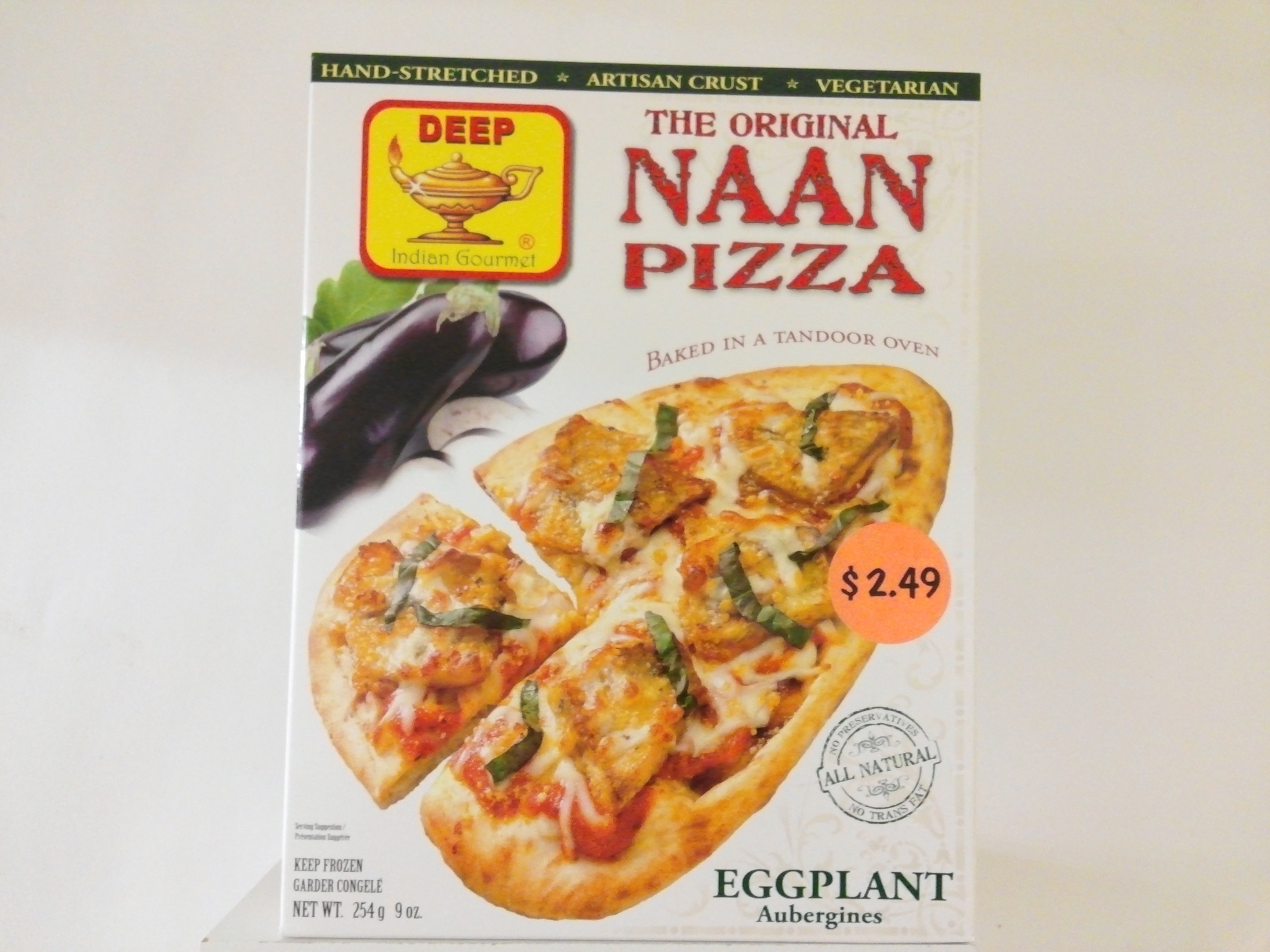 Deep's The Original Pizza ( Egg Plant )  9 oz  