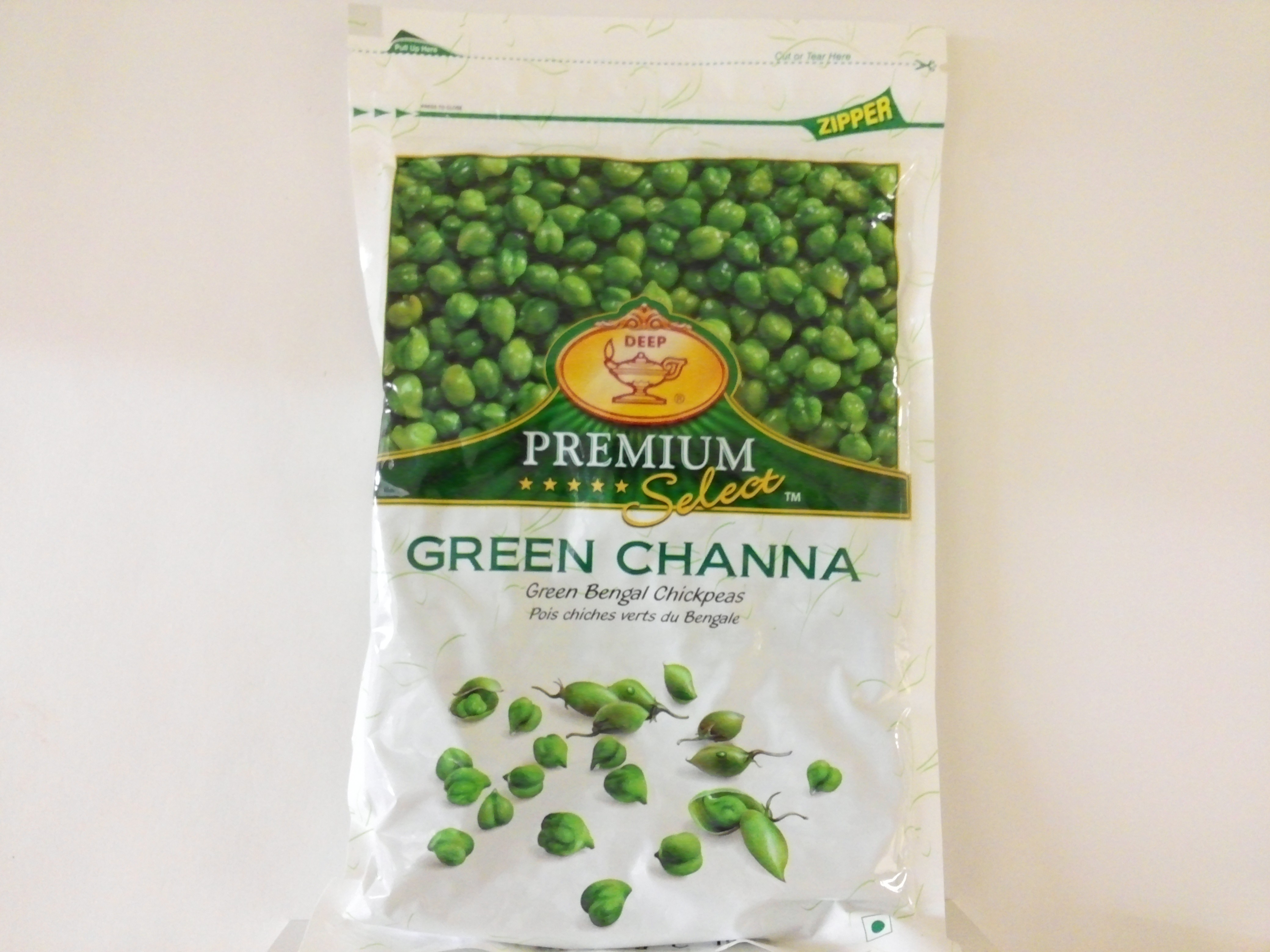 Frozen Green Channa 12 oz Frozen Green Channa 12 oz