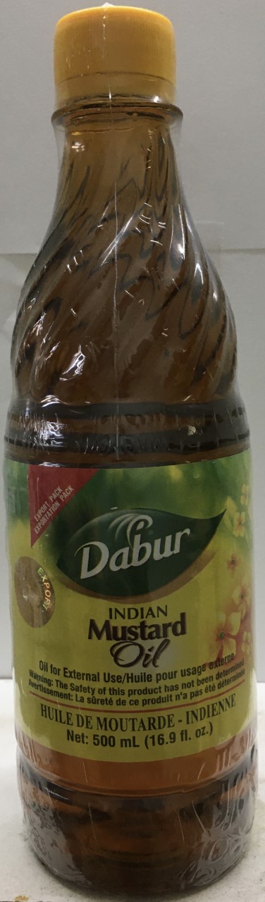 Dabur Indian Mustard Oil 16.9 oz (For external use)