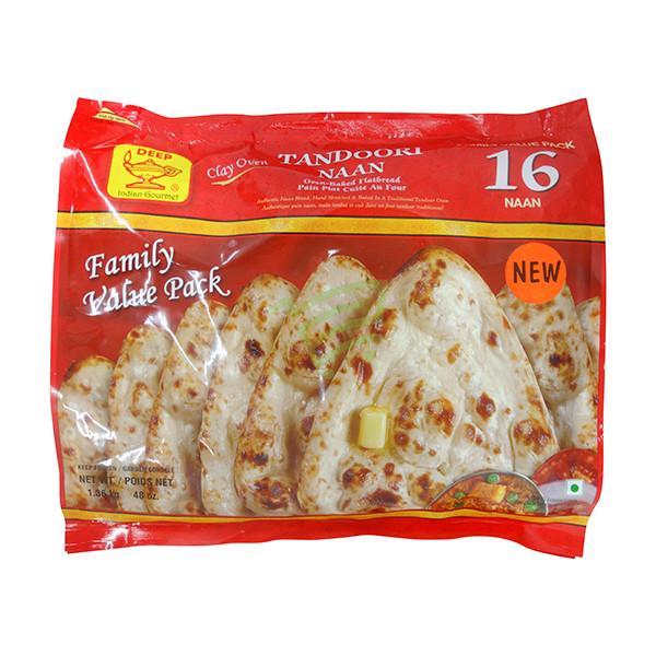 Deep Tandoori Naan Family Value Pack 16 pcs 42.3 oz 