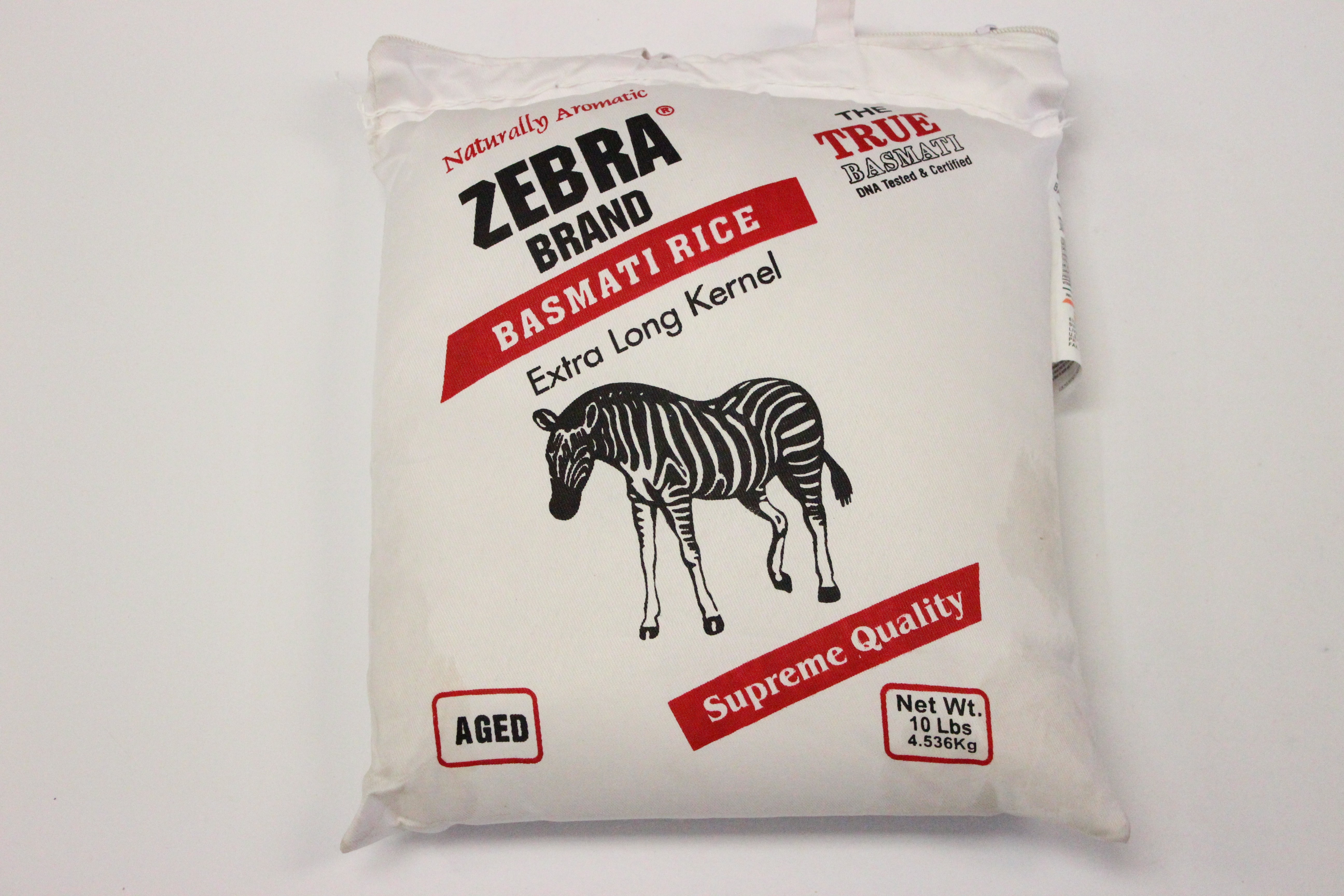 Zebra Kernel Basmati Rice 10lb