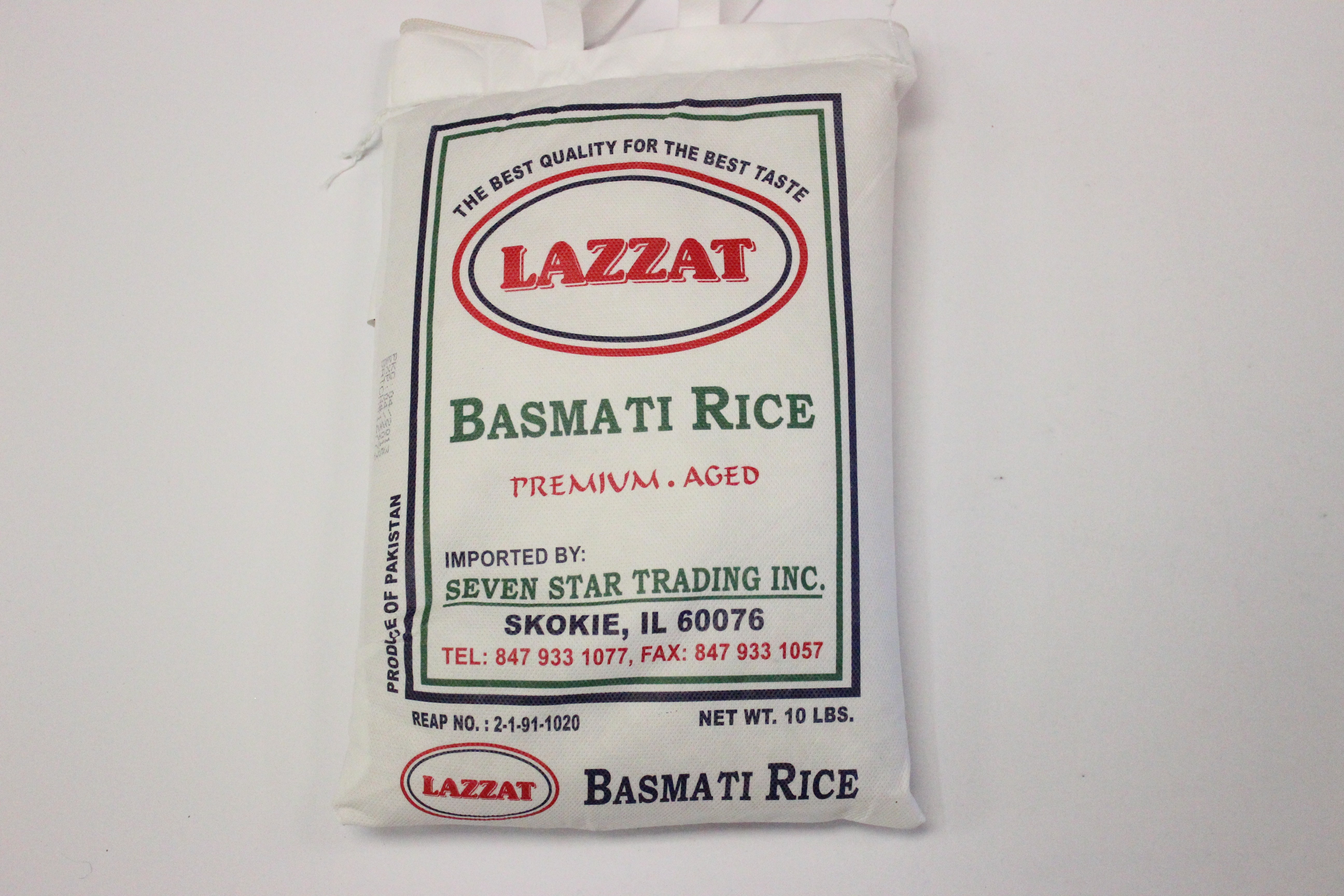 Lazzat Basmati Rice 10lb