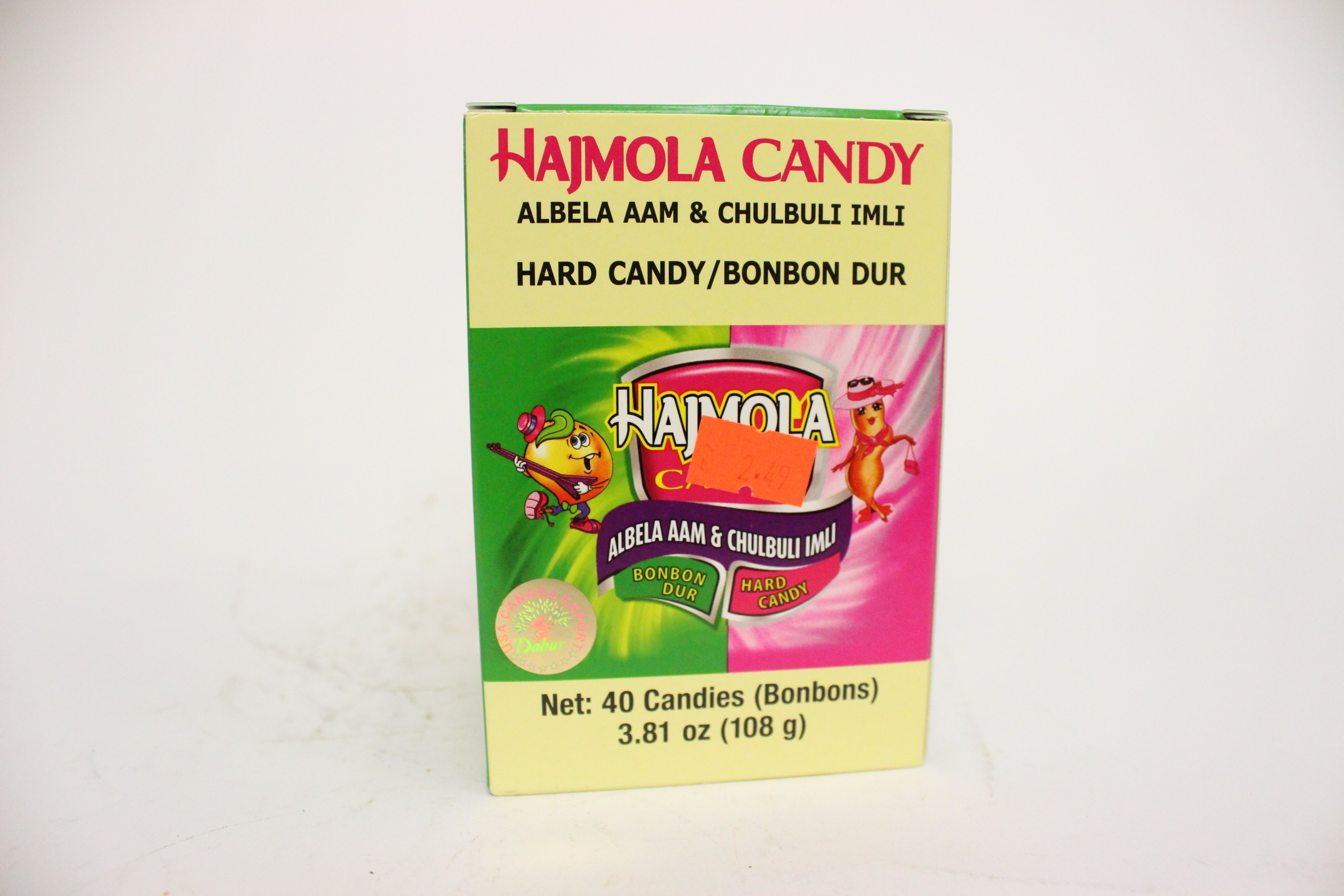 Hajmola Candy Albela Aam & Chulbuli Imli 3.81 oz 40 Candies
