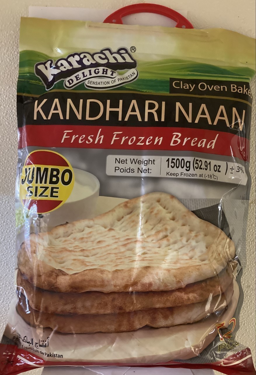 Karachi Delight Kandhari Naan (Jumbo Size)-12 pcs-52.91 oz 