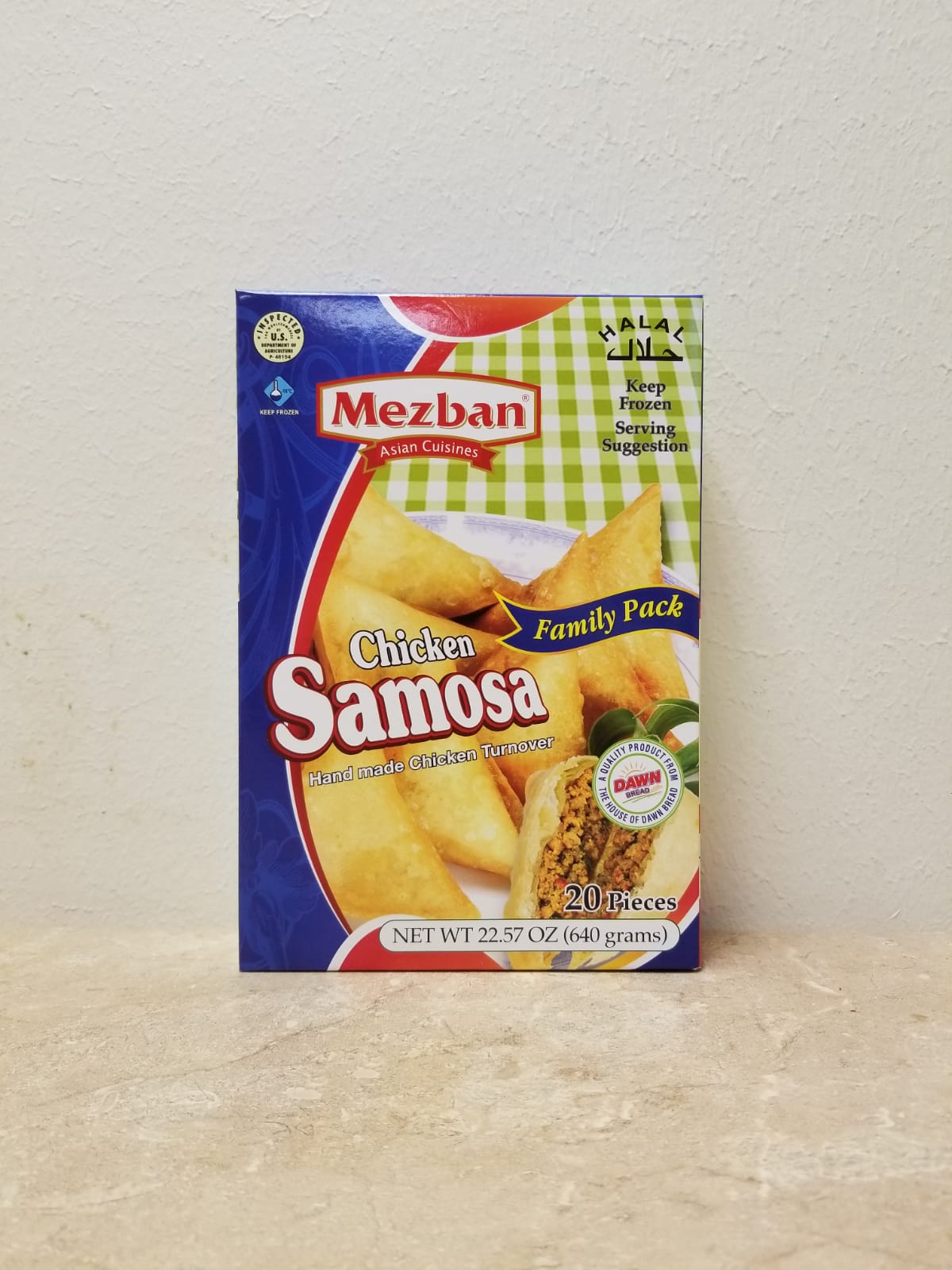 Mezban Chicken Samosa(Family Pack) 20 pcs 19.75 oz