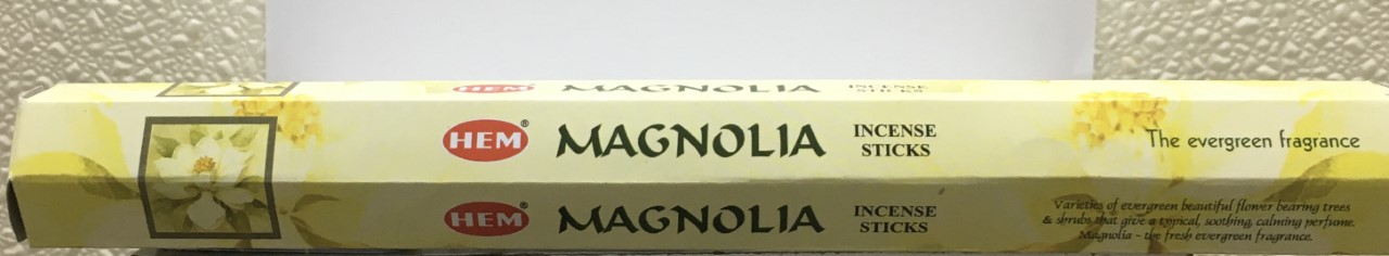 HEM Magnolia Incense Sticks(Agarbatti) 1 Pack