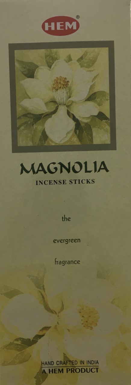 HEM Magnolia Incense Sticks(Agarbatti) 6 Packs  