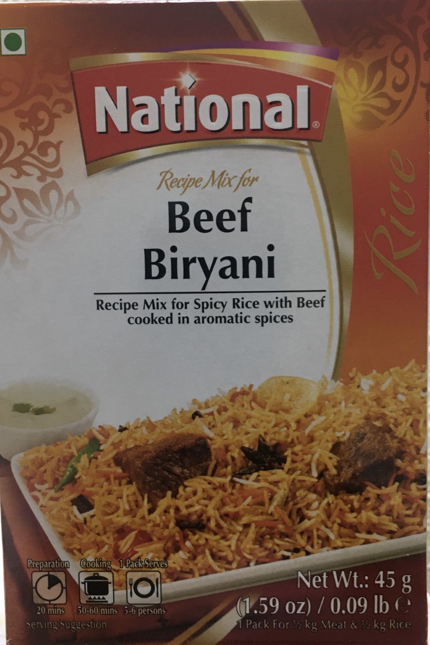 National Beef Biryani Spice Mix 45 grm 