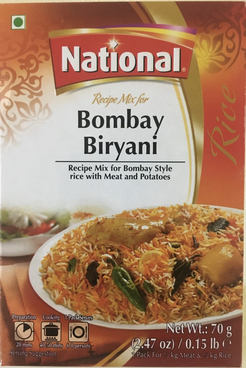 National Bombay Biryani Spice Mix 70 grm National Bombay Biryani Spice Mix 70 grm