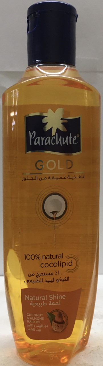 Parachute Gold 100% Natural Cocalipid Coconut & Almond Hair Oil 200 ml