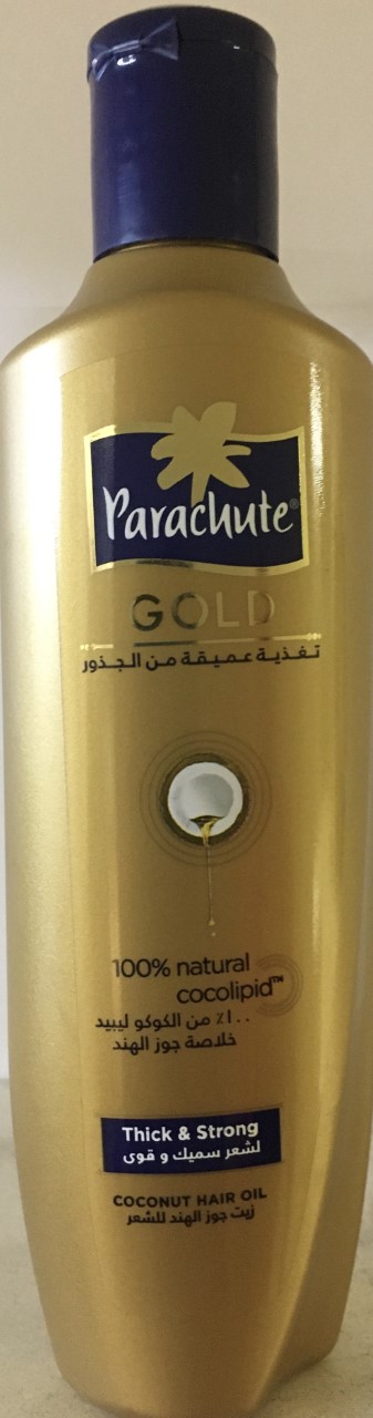 Parachute Gold 100% Natural Cocalipid Coconut Hair Oil 200 ml