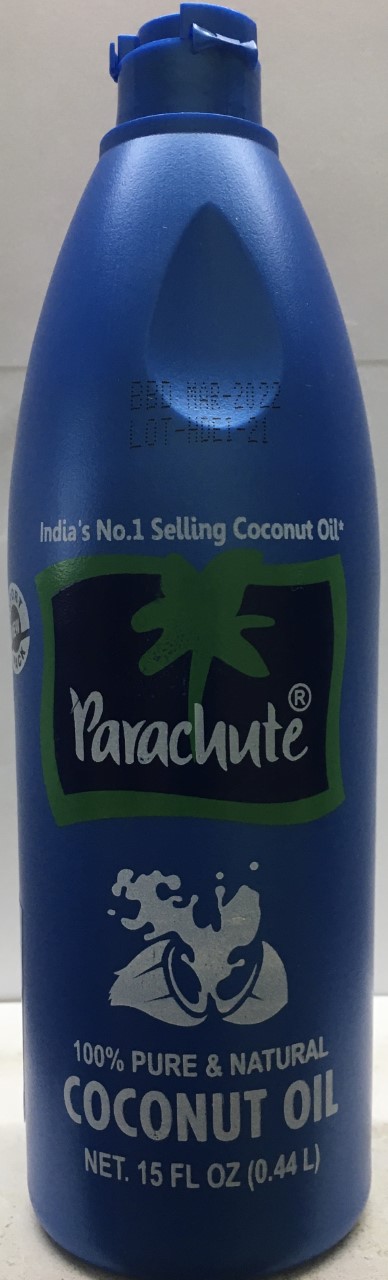 Parachute 100% pure & Natural Coconut Oil 15 oz