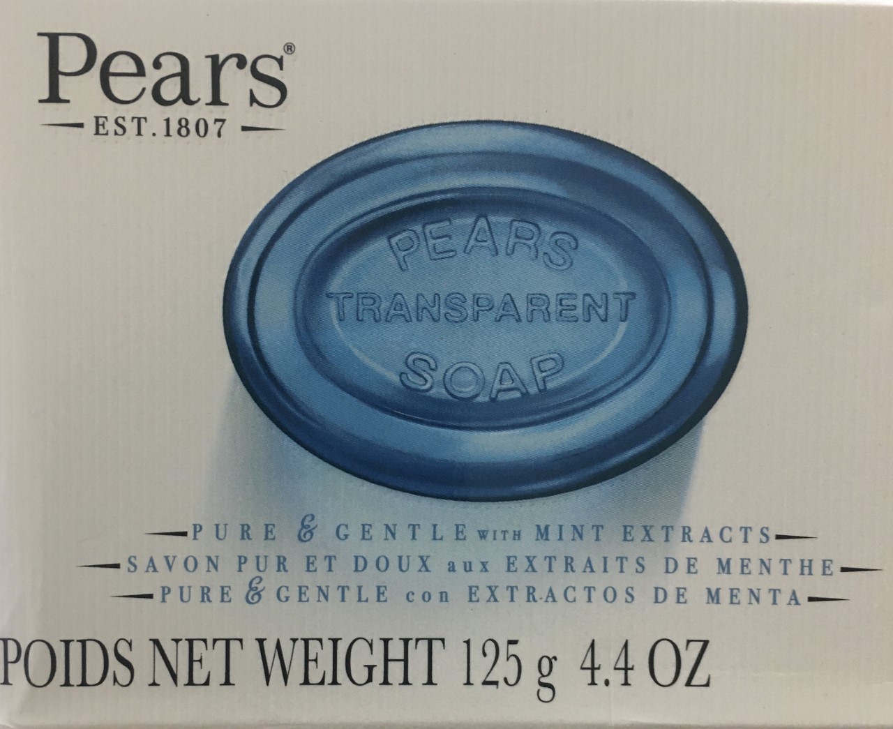 Pears Transparent Soap with Mint Extracts Extracts 125 grm