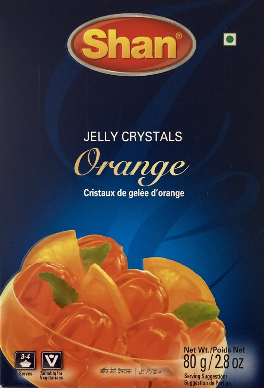 Shan Jelly Crystals (Orange) 80 grm 