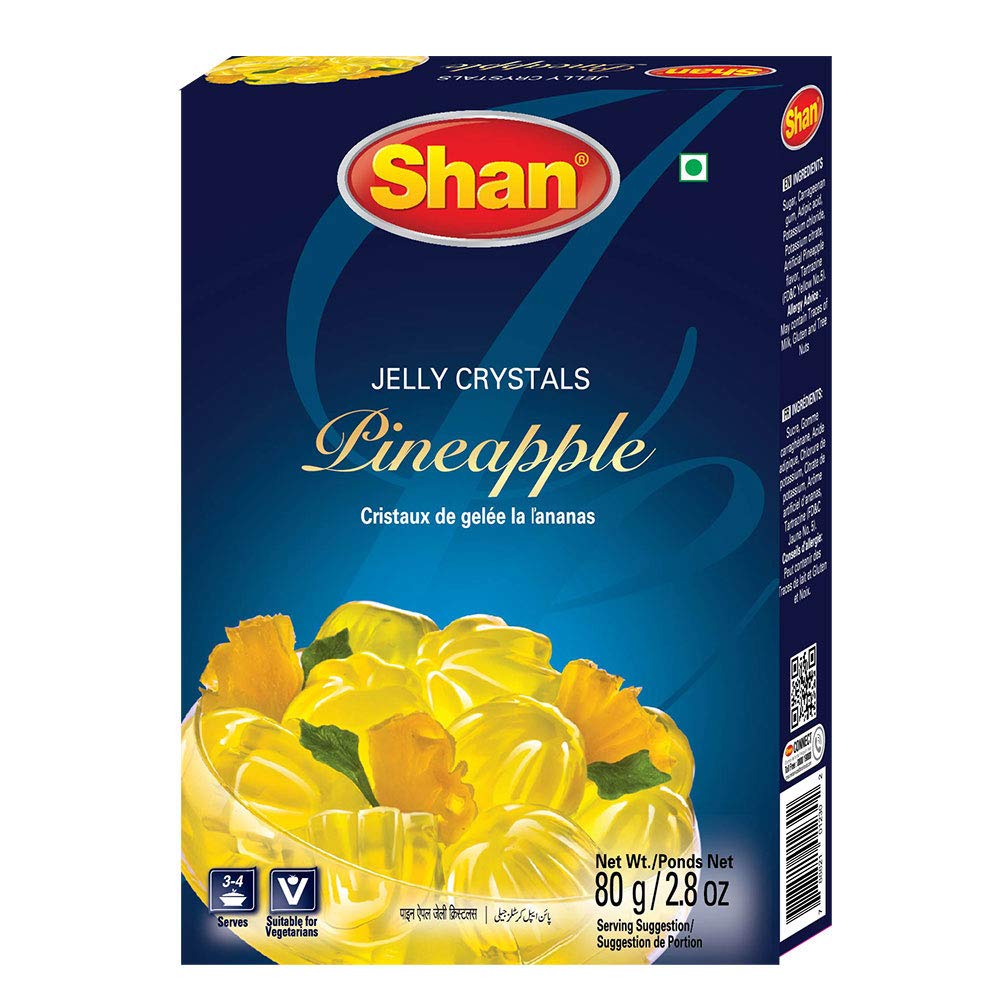 Shan Jelly Crystals (Pineapple) 80 grm