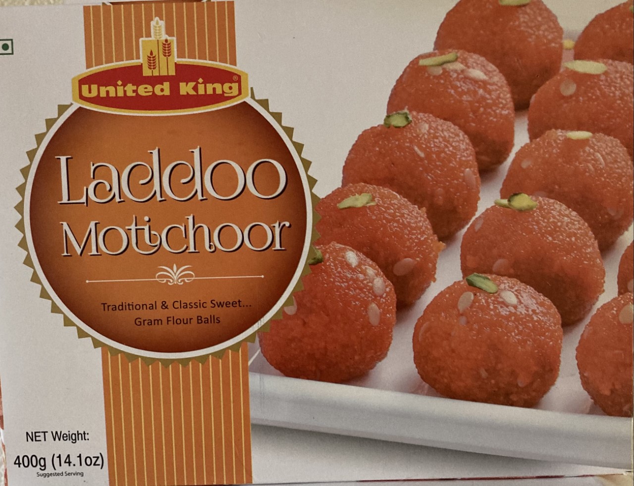 United King Laddoo Motichoor 14.1 oz