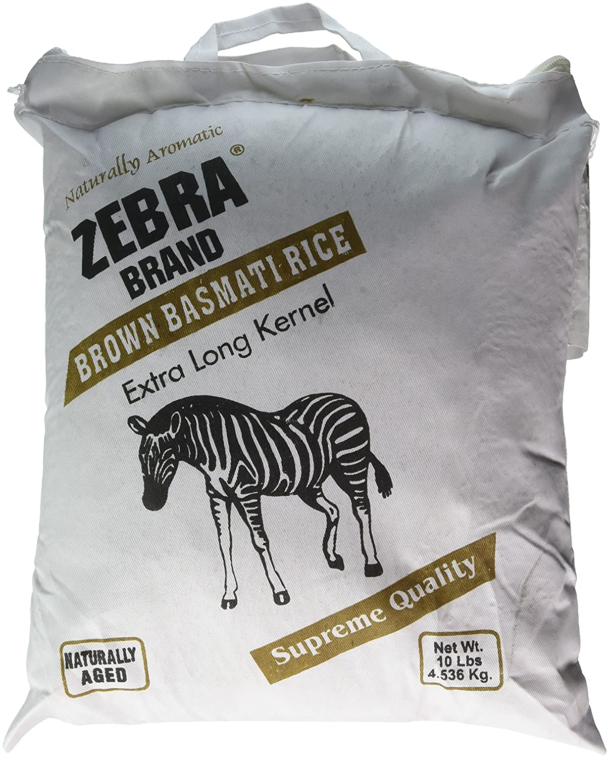 Zebra Brown Basmati Rice 10lb