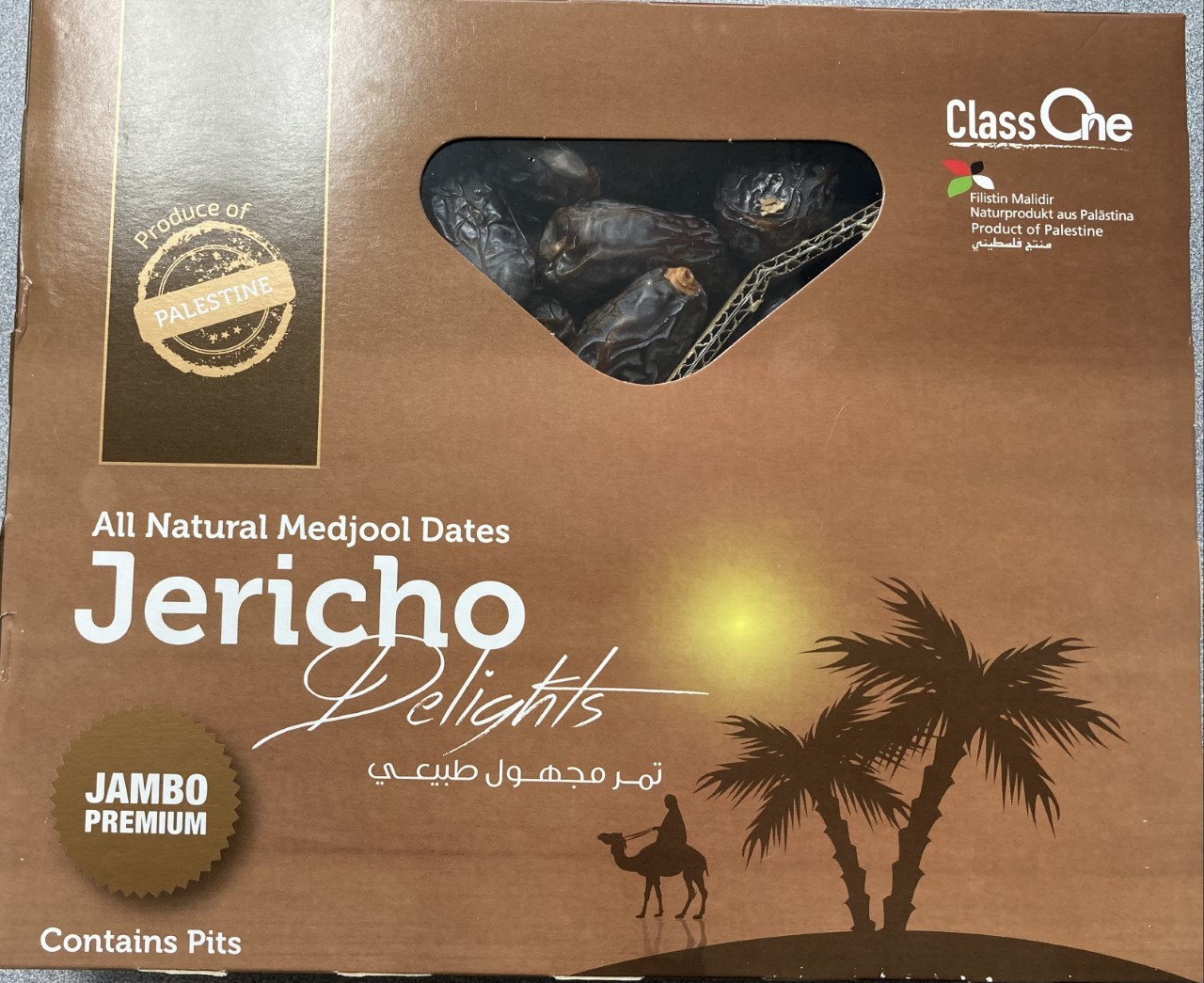 All Natural Medjool Dates Jericho Delights  4.4 lbs