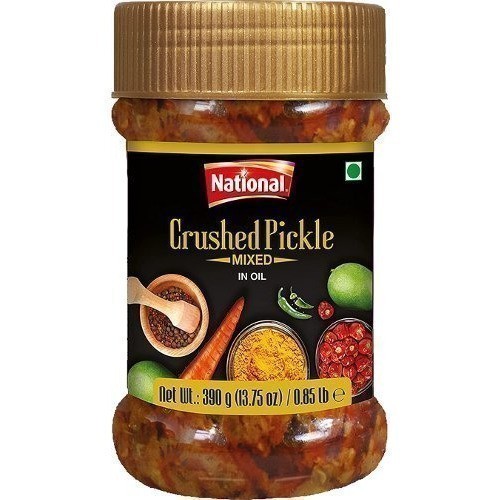 National Crushed Pickle Mixed in Oil 13.75 oz