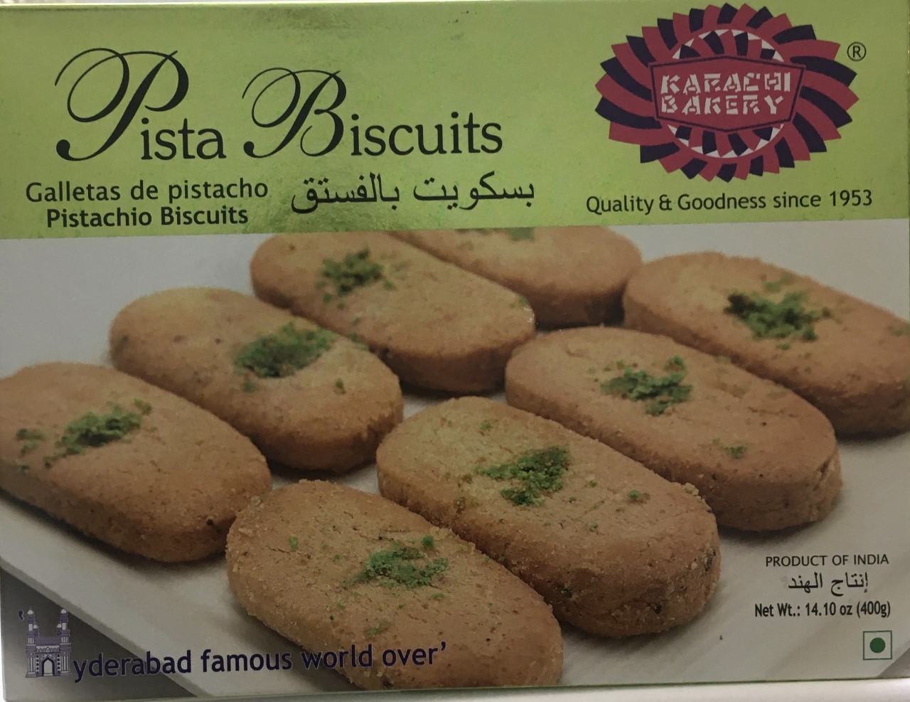 Karachi Bakery Pista Biscuits 14.10 oz