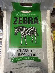 Zebra Classic 1121 XXL Basmati Rice 10lb