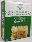 Deep Khichiya Green Chili Rice Crackers (Papad) 7 oz