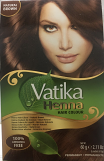 Vatika Henna Hair Colour, Natural Brown Color - 60 grm